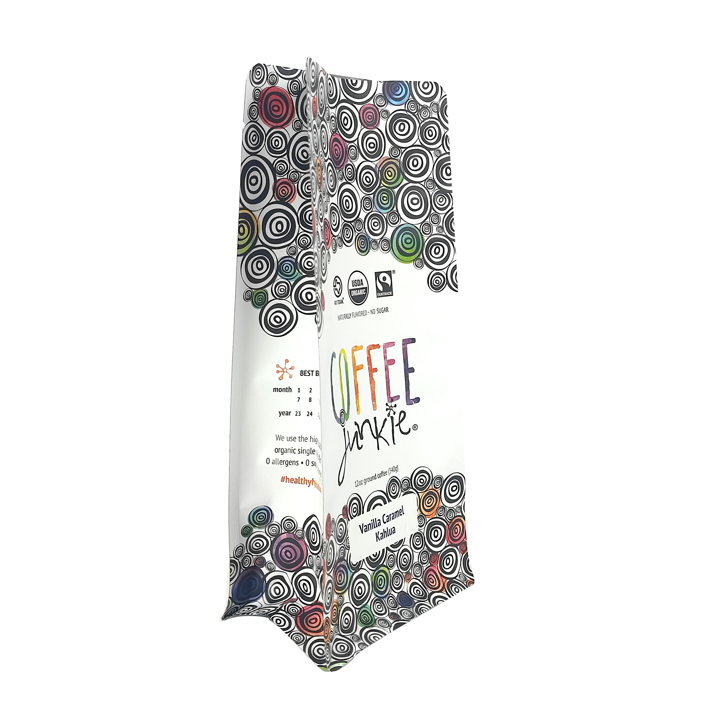 High Quality Resealable 200g, 300g, 500g, 1kg Coffee Bags with Zipper