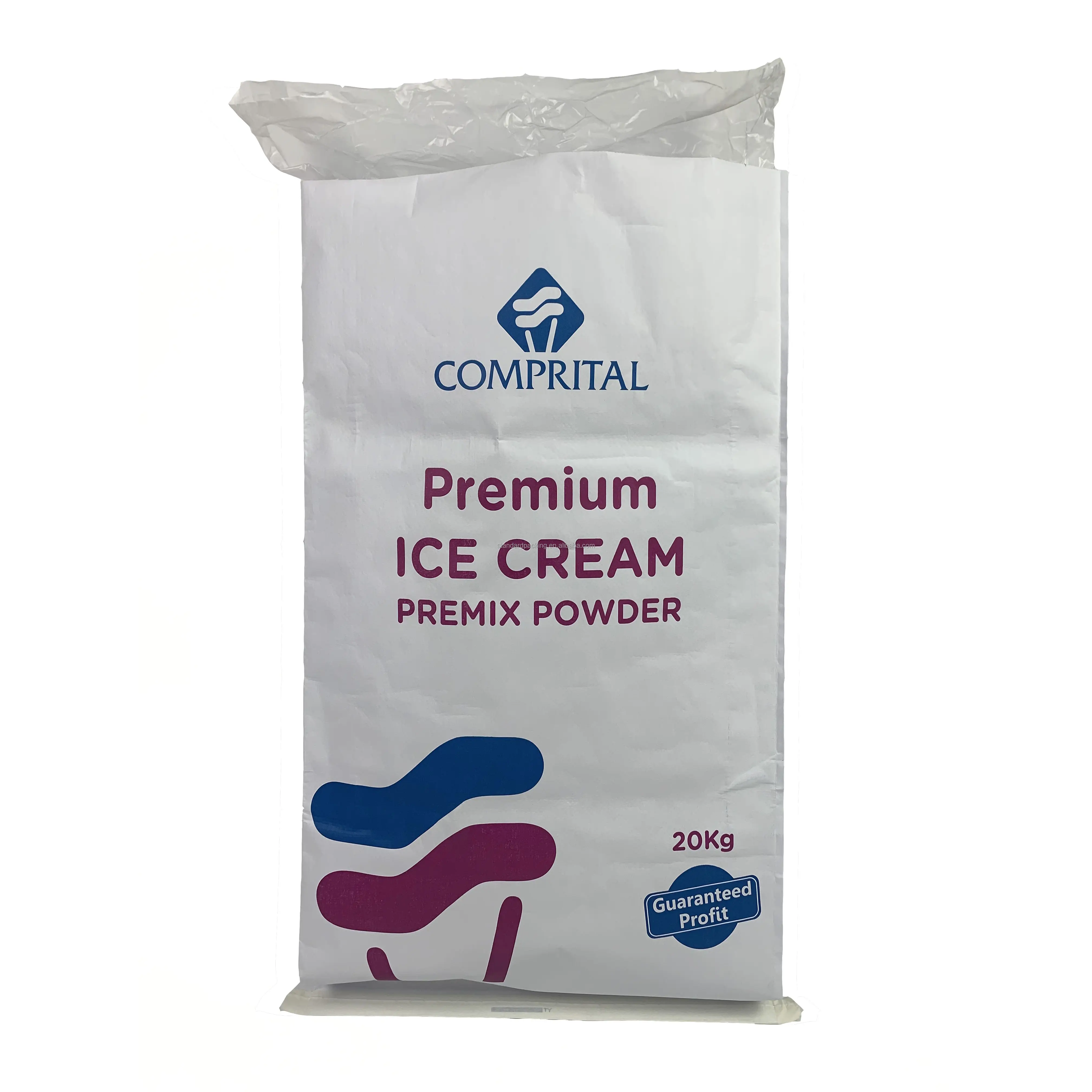Comprital Premium Close Bottom Ice Cream Premix Milk Powder bag