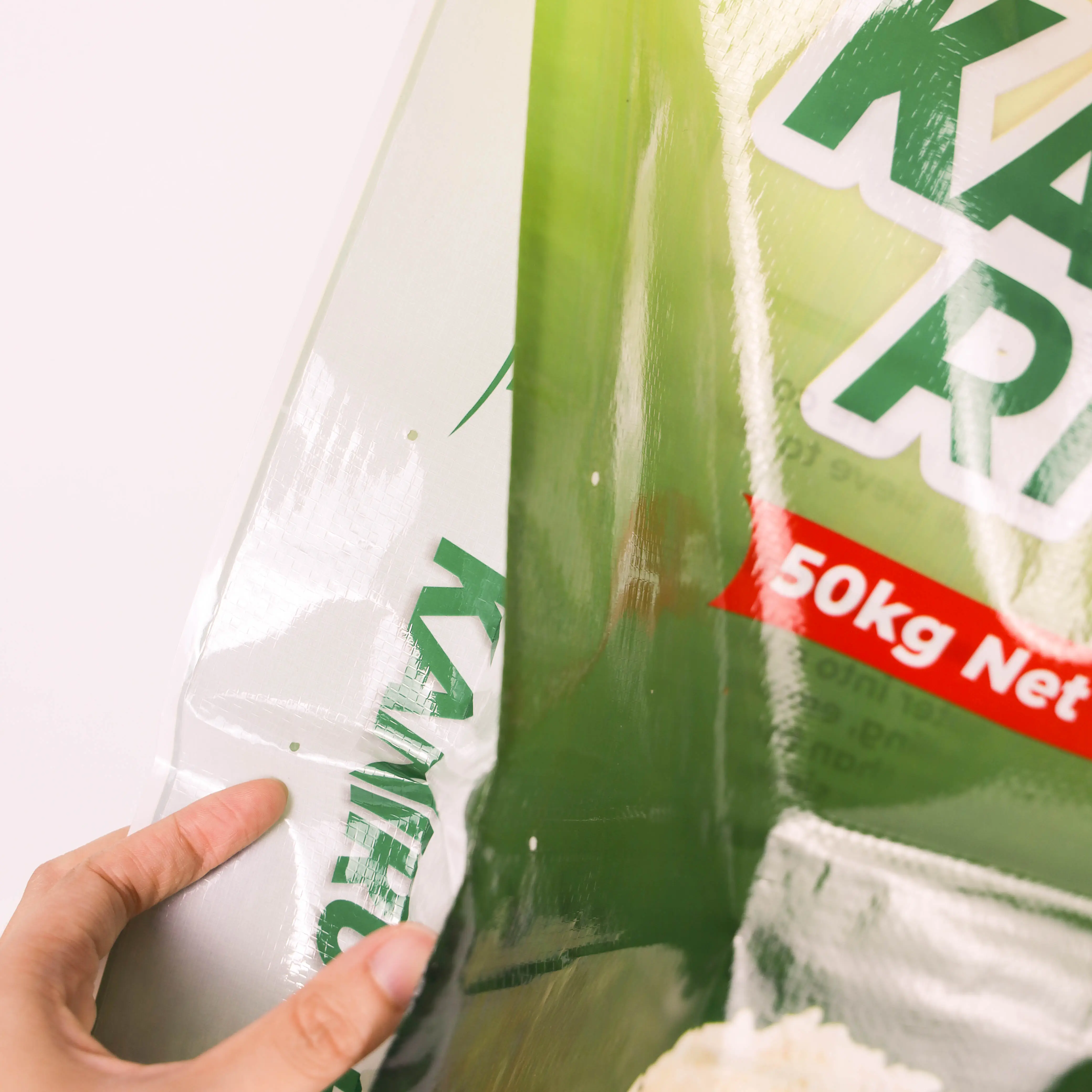 Reusable Kaniru Bopp Laminated Pp Woven Rice bag