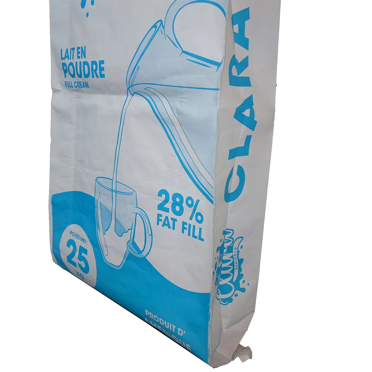 Wholesale 25kg 50kg Clara Dairygold Full Cream Milk Powder bag