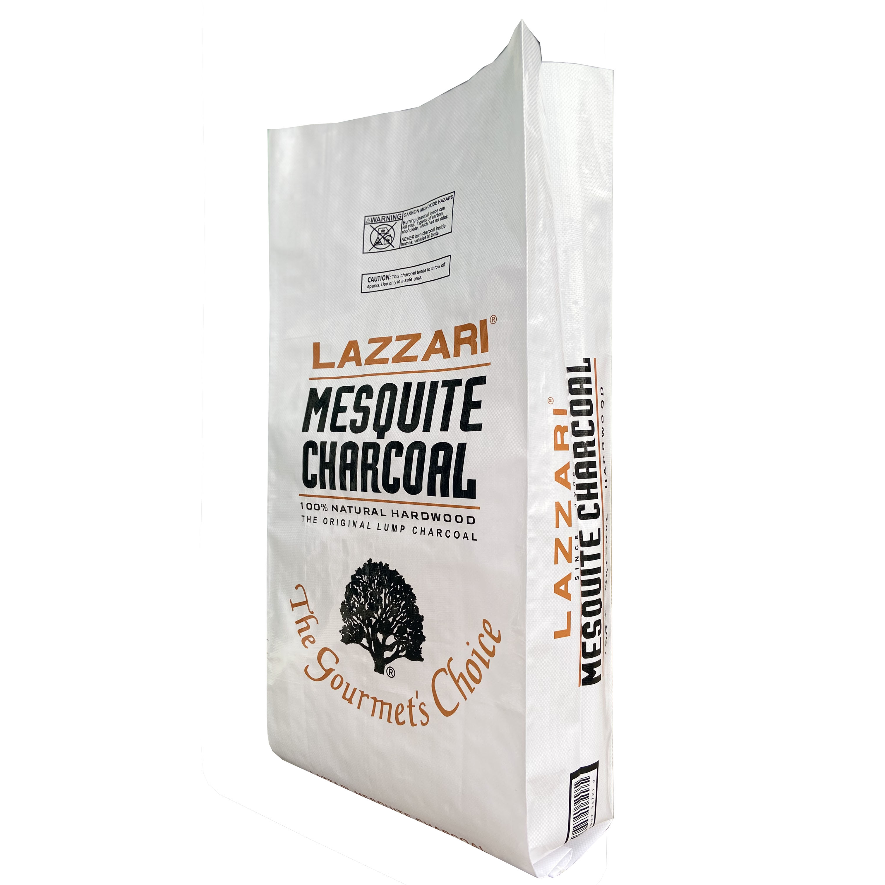 Paper laminated PP Woven Lazzari Mesquite Charcoal packaging bag