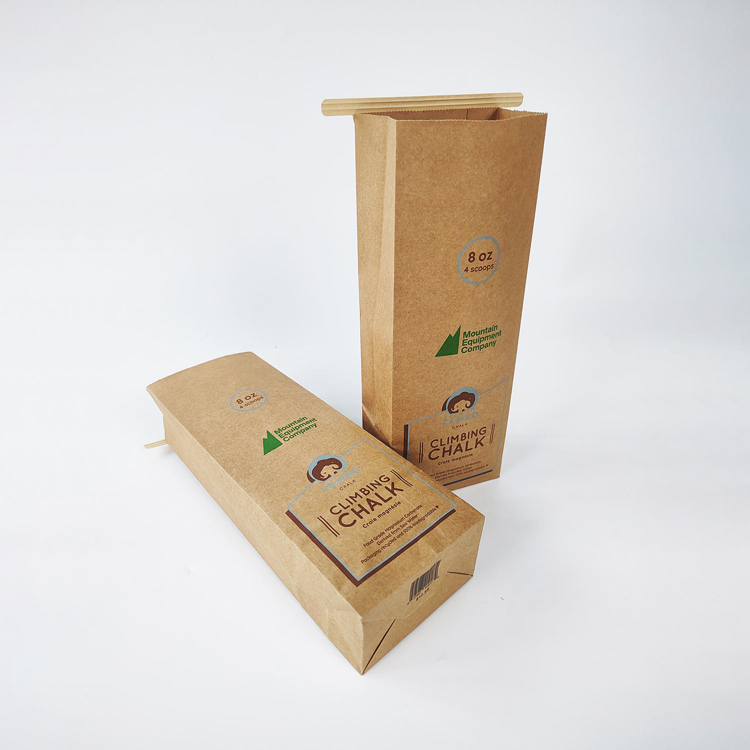 Resealable Snack Bags - Tin Tie Top Grease Proof Paper Bags for Food Packaging