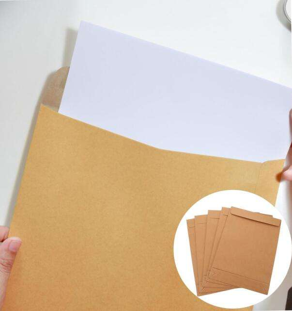 Self-Sealing A4 File Bags - Waterproof Document & Medicine Paper Packaging Pouch