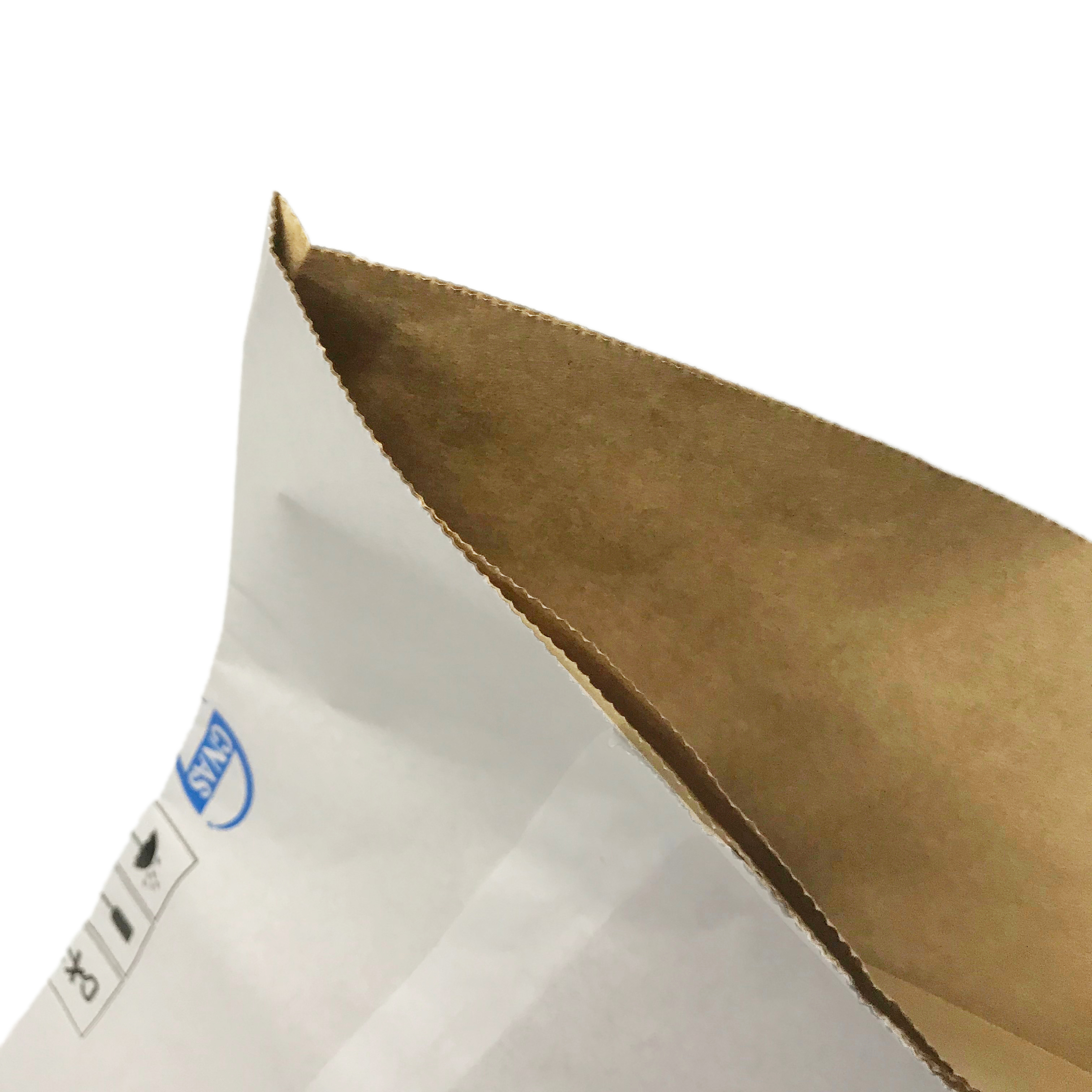 Heat Seal Flexo Printing Brown Paper Bag for Pack Resin