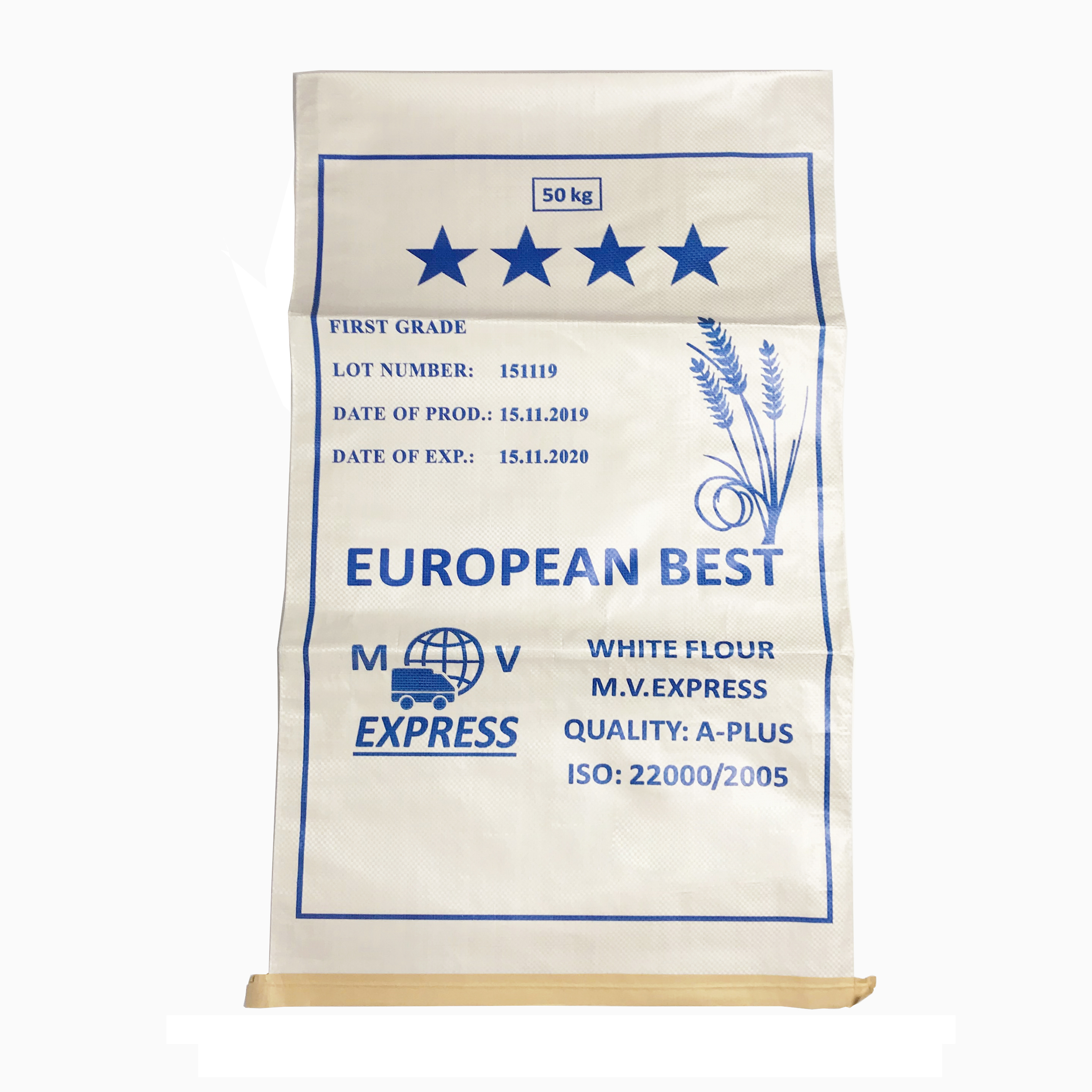 Eco-Friendly Classic Reusable Food Paper Flour Bag with Custom Logo