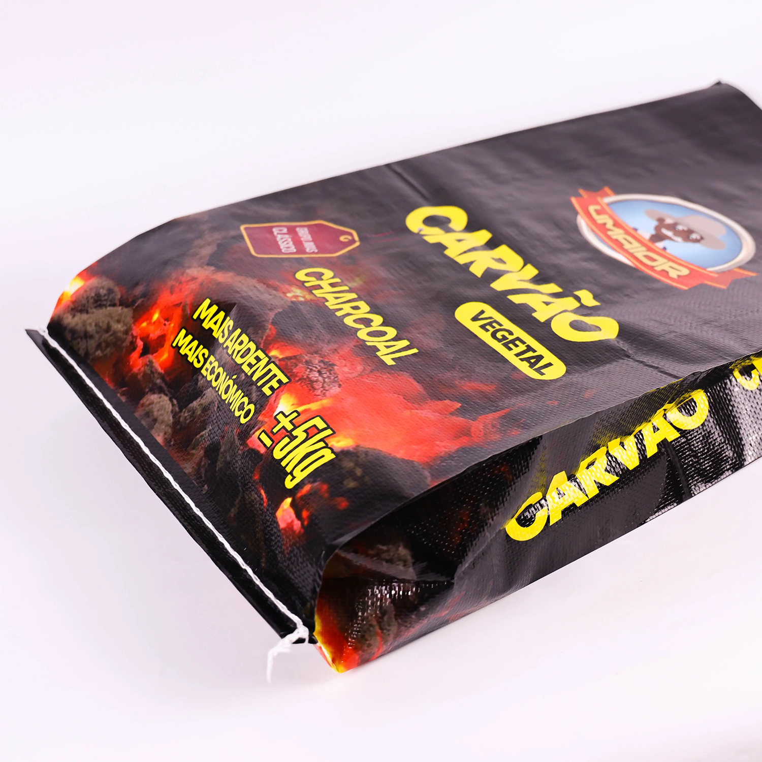 Reusable BOPP laminated PP Woven Vegetal Charcoal 5kg bag