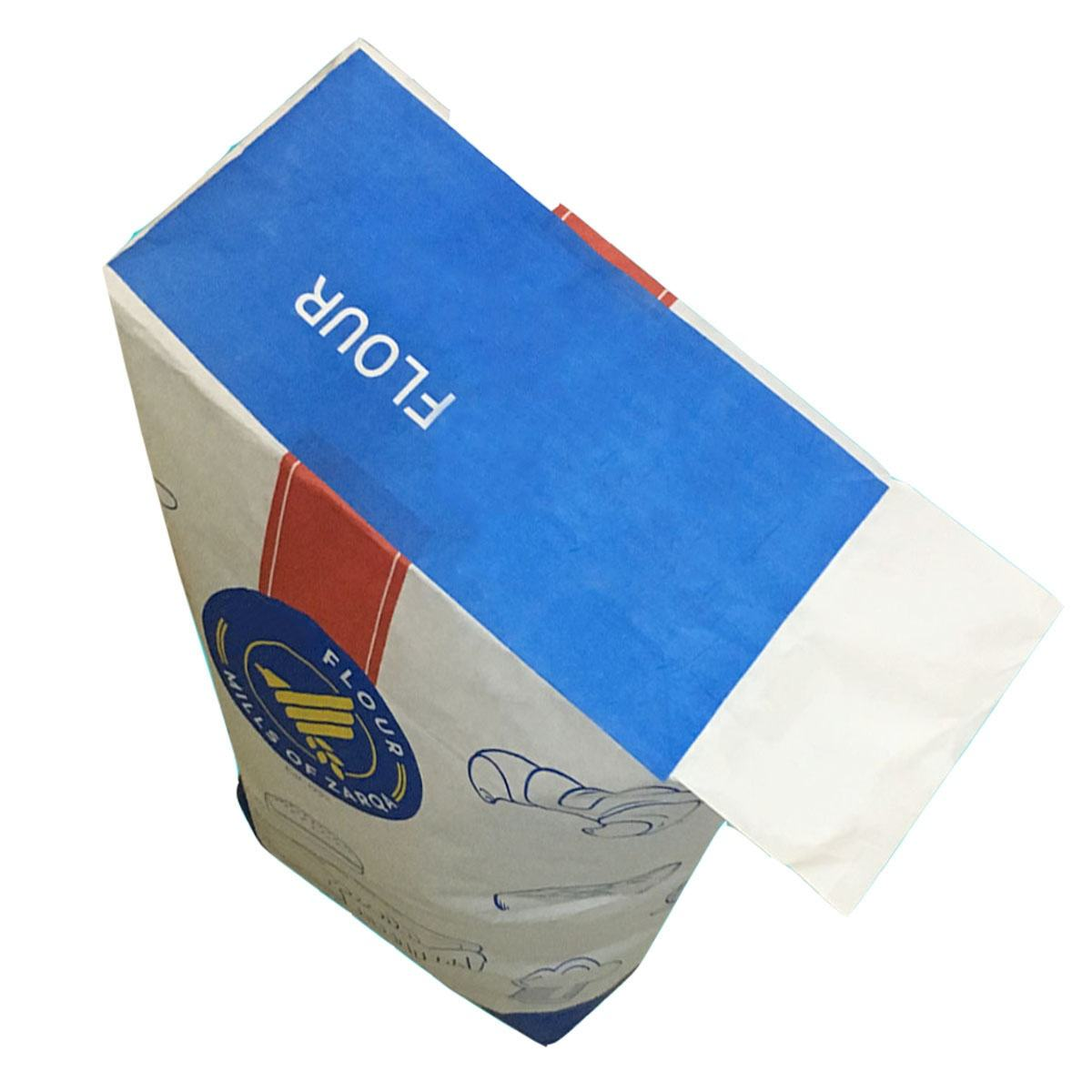 Valve Kraft Paper Bags - 20kg 25kg 50kg Moisture Proof Bags for Cocoa, Wheat & Protein Powder