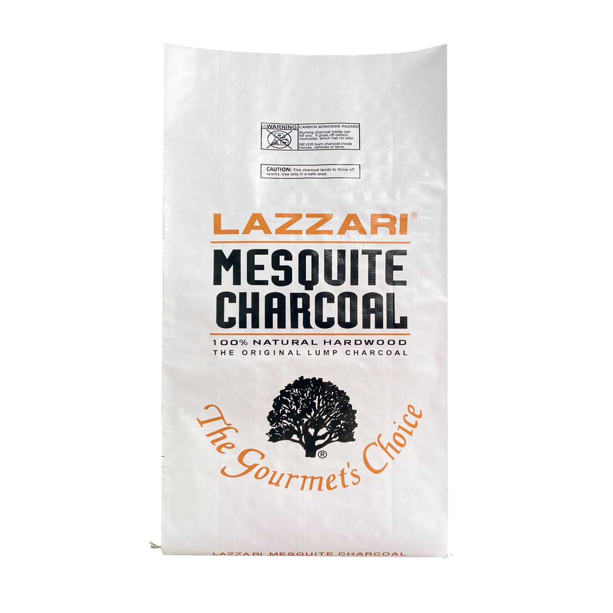 Paper laminated PP Woven Lazzari Mesquite Charcoal packaging bag