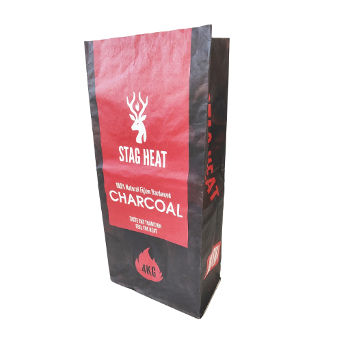 Stag Heat Kraft Paper BBQ Packaging 2 Ply Charcoal bag