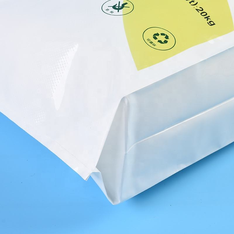 Animal Feed Bags 100lbs - PE Non-Slip Design for Wheat Bran & Barley Packaging
