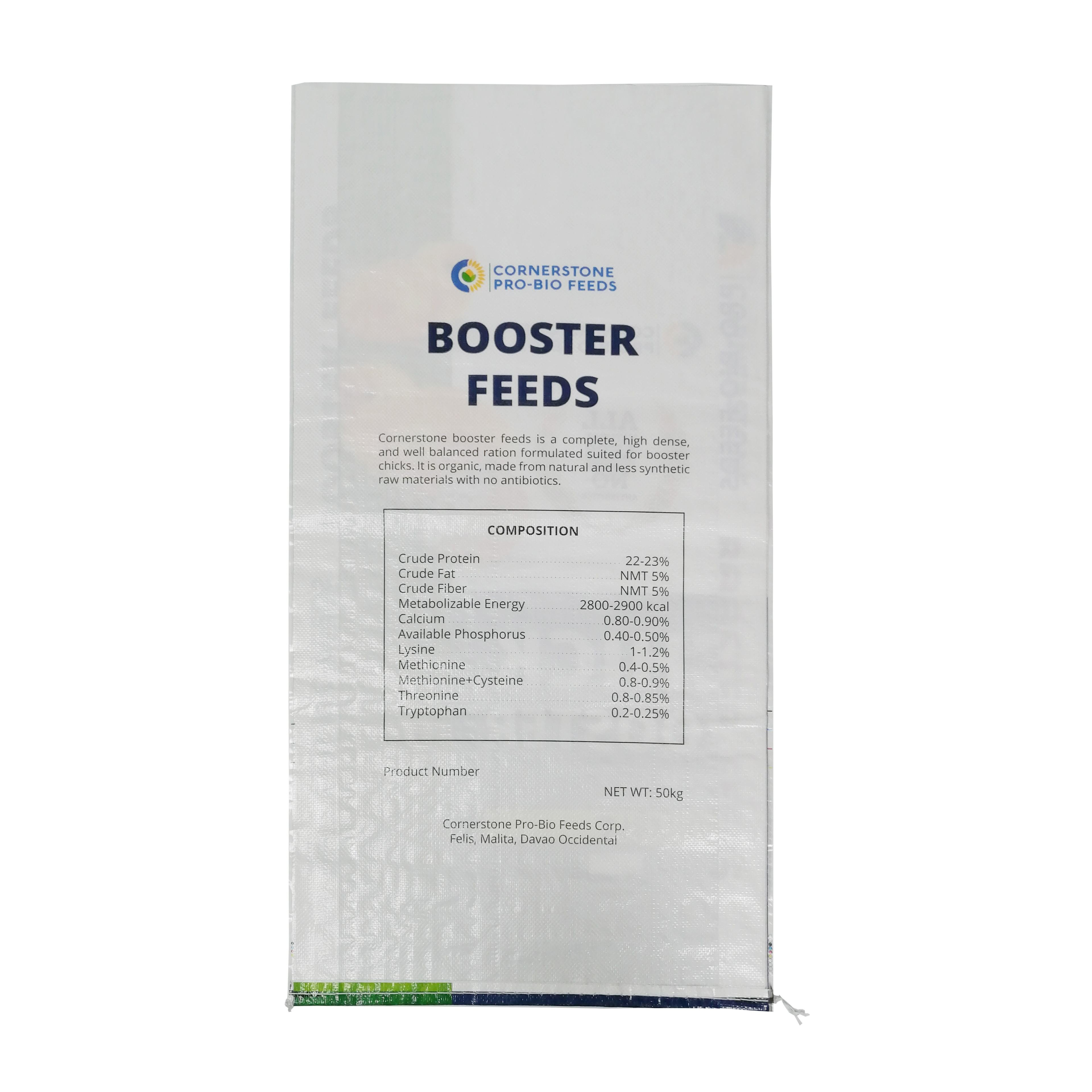Animal Feed Bags 20kg 50kg - BOPP Laminated PP Woven Bags with Side Gusset - Custom Printing