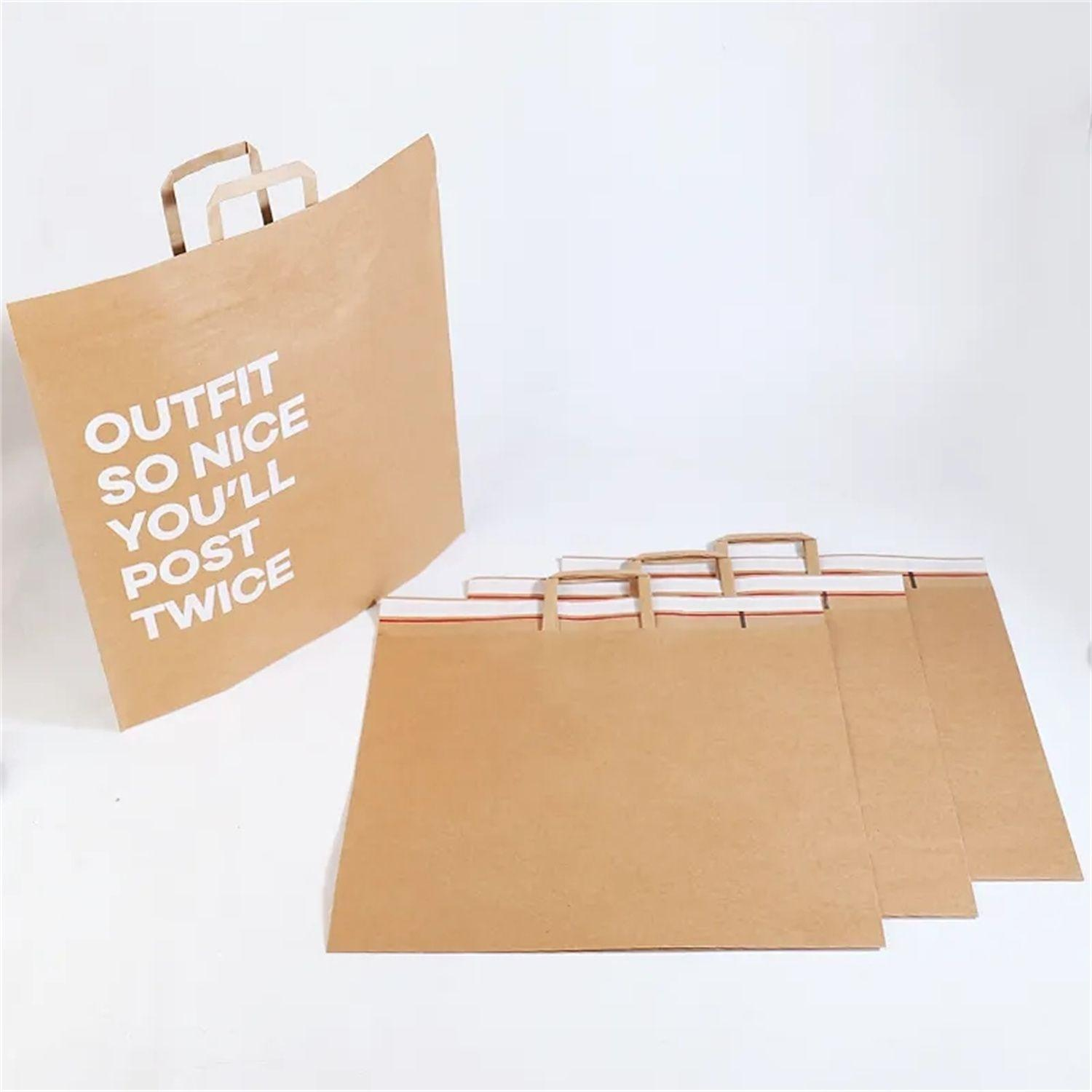 Waterproof Shipping Bags - Kraft Paper Mailing Envelopes for Clothing & E-commerce Packaging