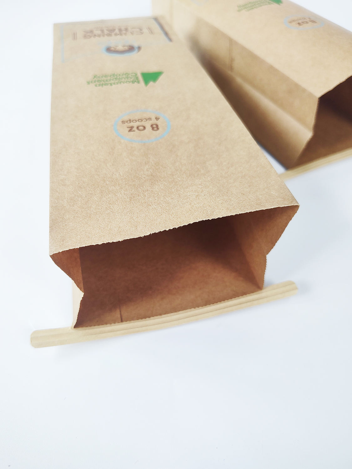 Resealable Snack Bags - Tin Tie Top Grease Proof Paper Bags for Food Packaging