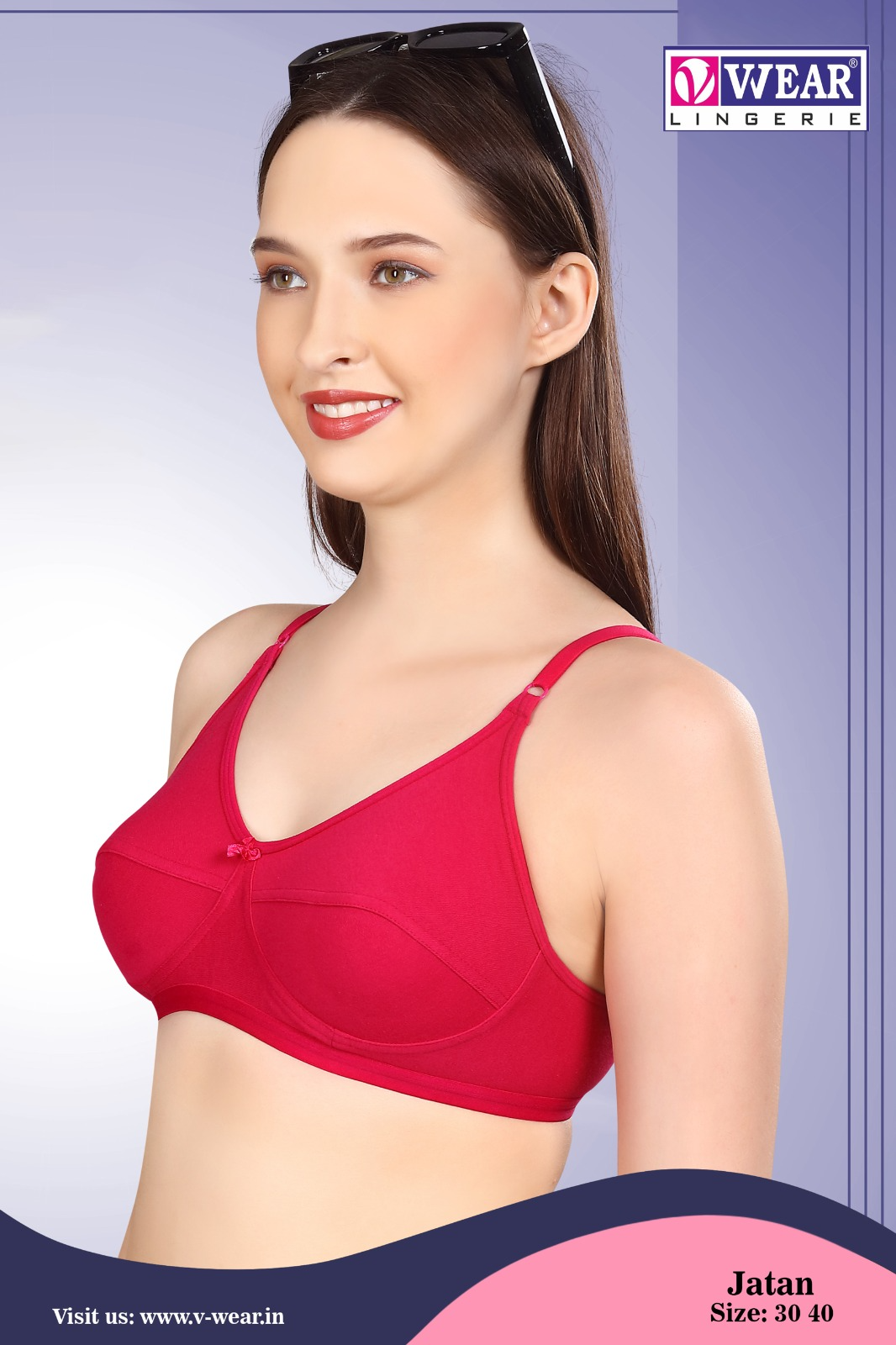 Red Jatan Bra