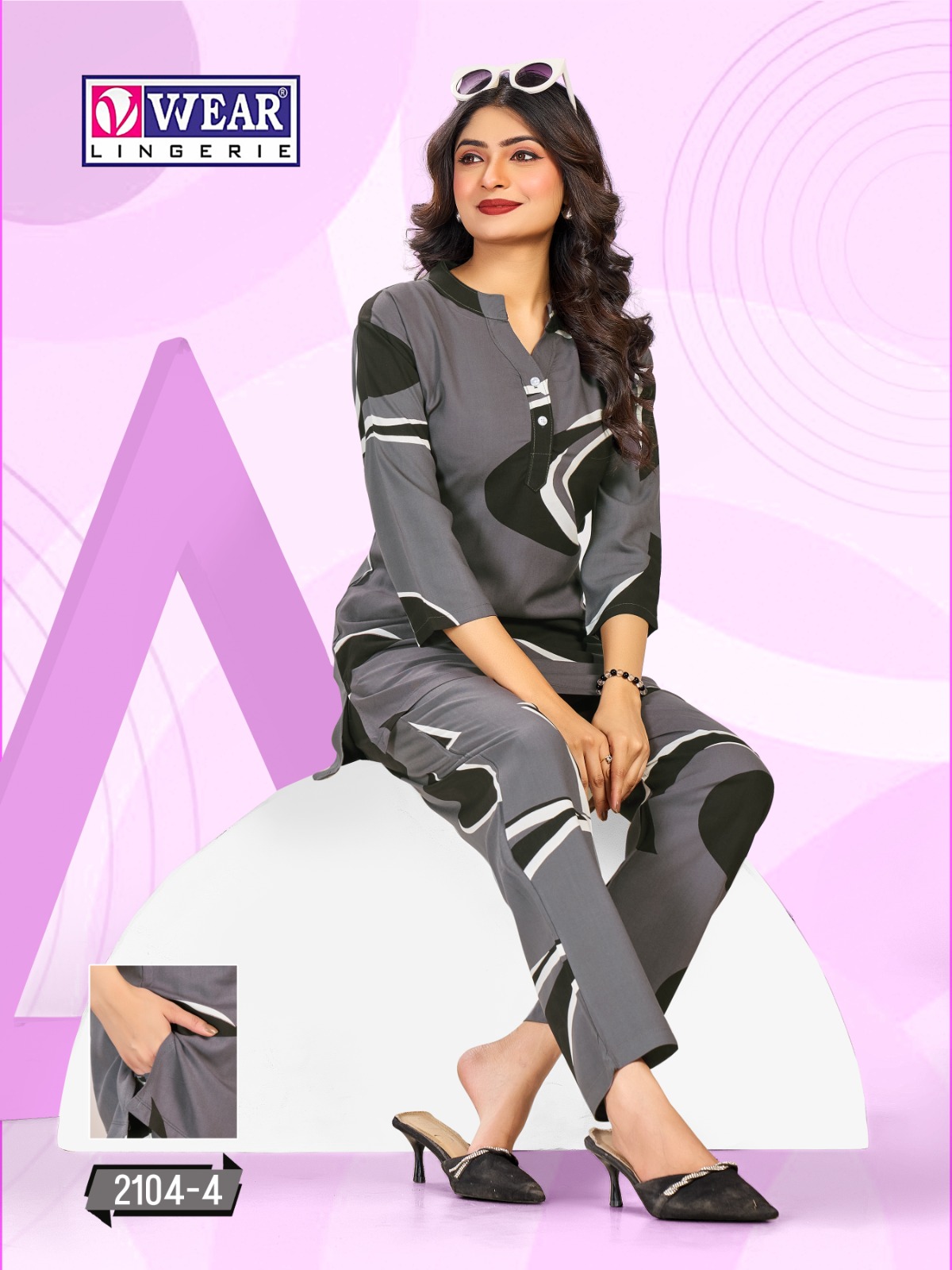 Floral Printed Nightwear Set