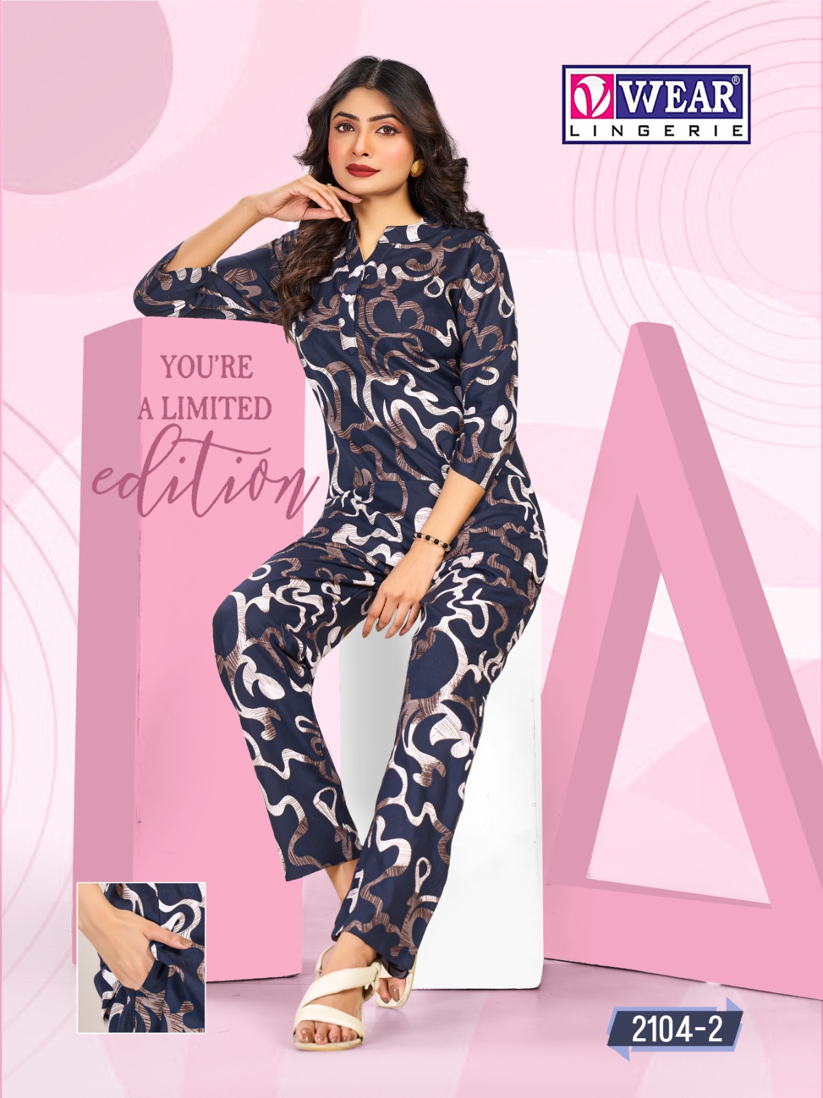 Floral Printed Nightwear Set