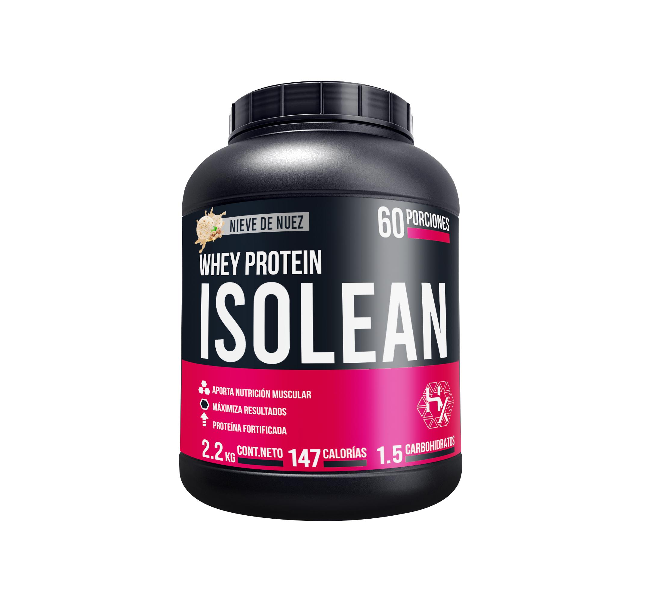 Isolean 2.2kg - Proteina hidrolizada con sabor 