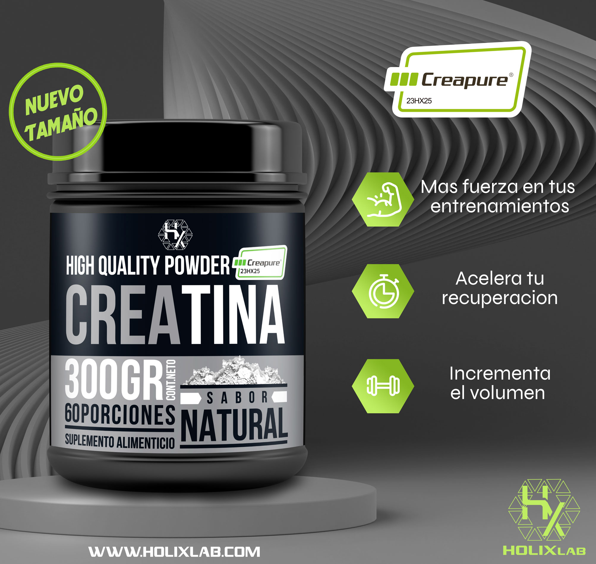 CREATINA 300GR CREAPURE 