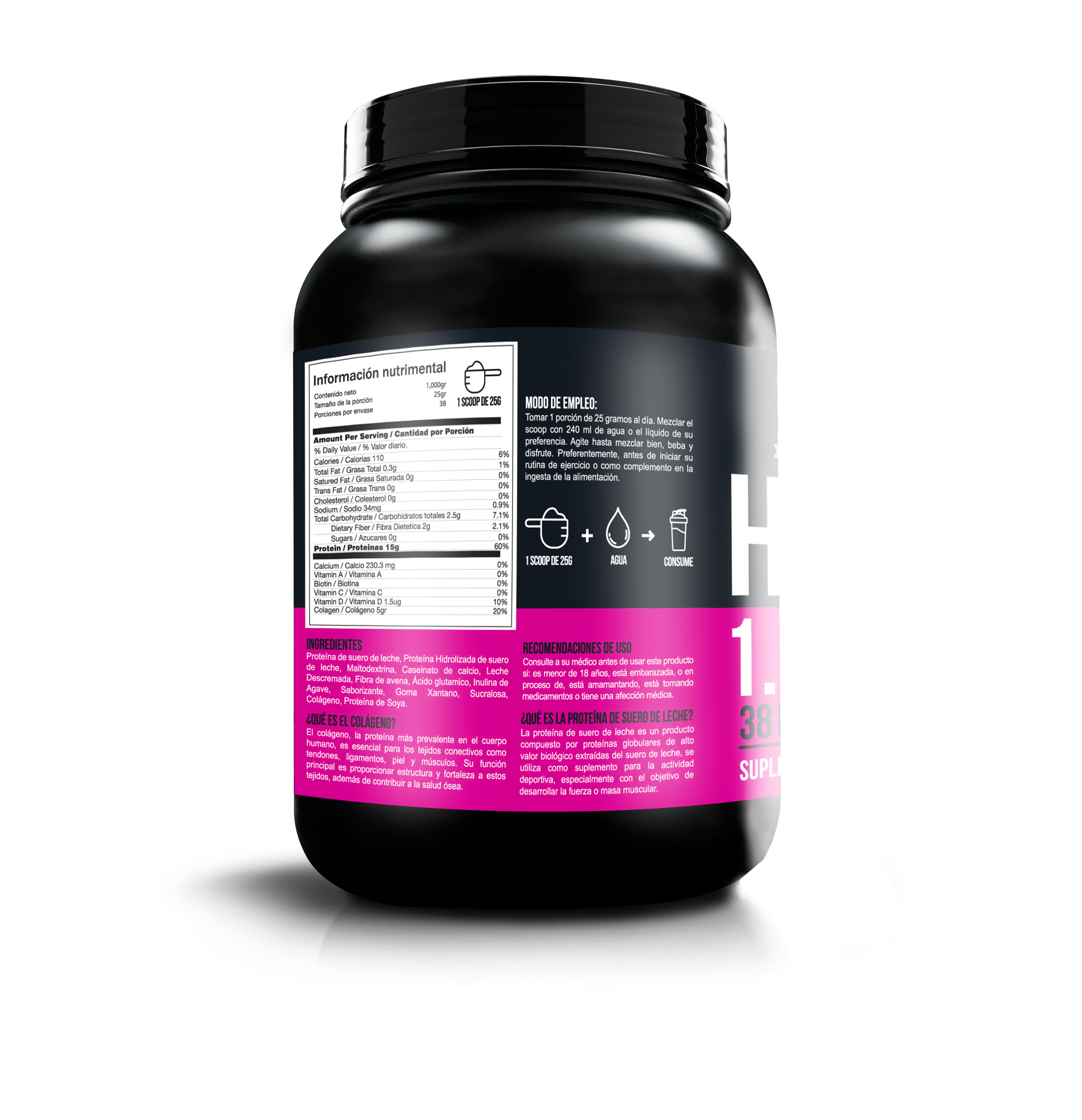 HERAGEN 1KG - PROTEINA MAS COLAGENO
