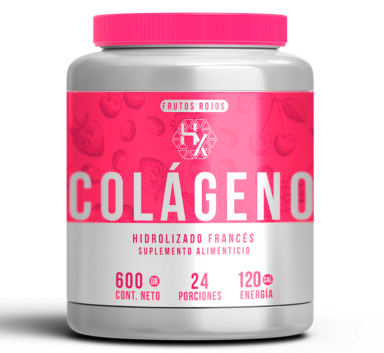 Colageno hidrolizado frances 500gr - sabor frutos rojos