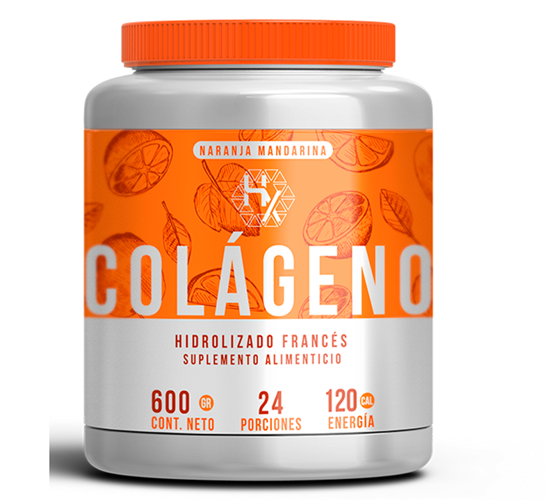Colageno hidrolizado frances 500gr - sabor naranja mandarina