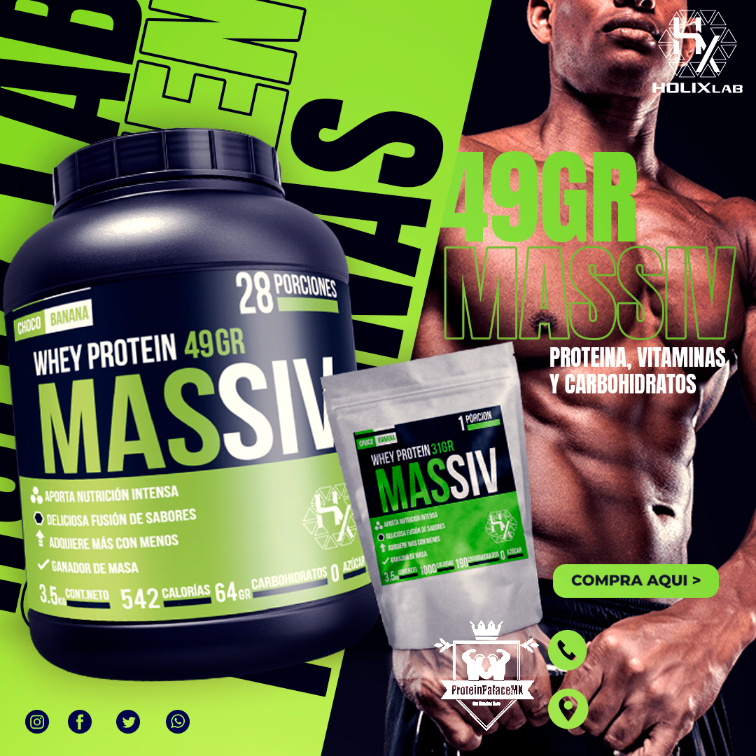 MASSIV 3.5KG - Proteina + Carbohidratos