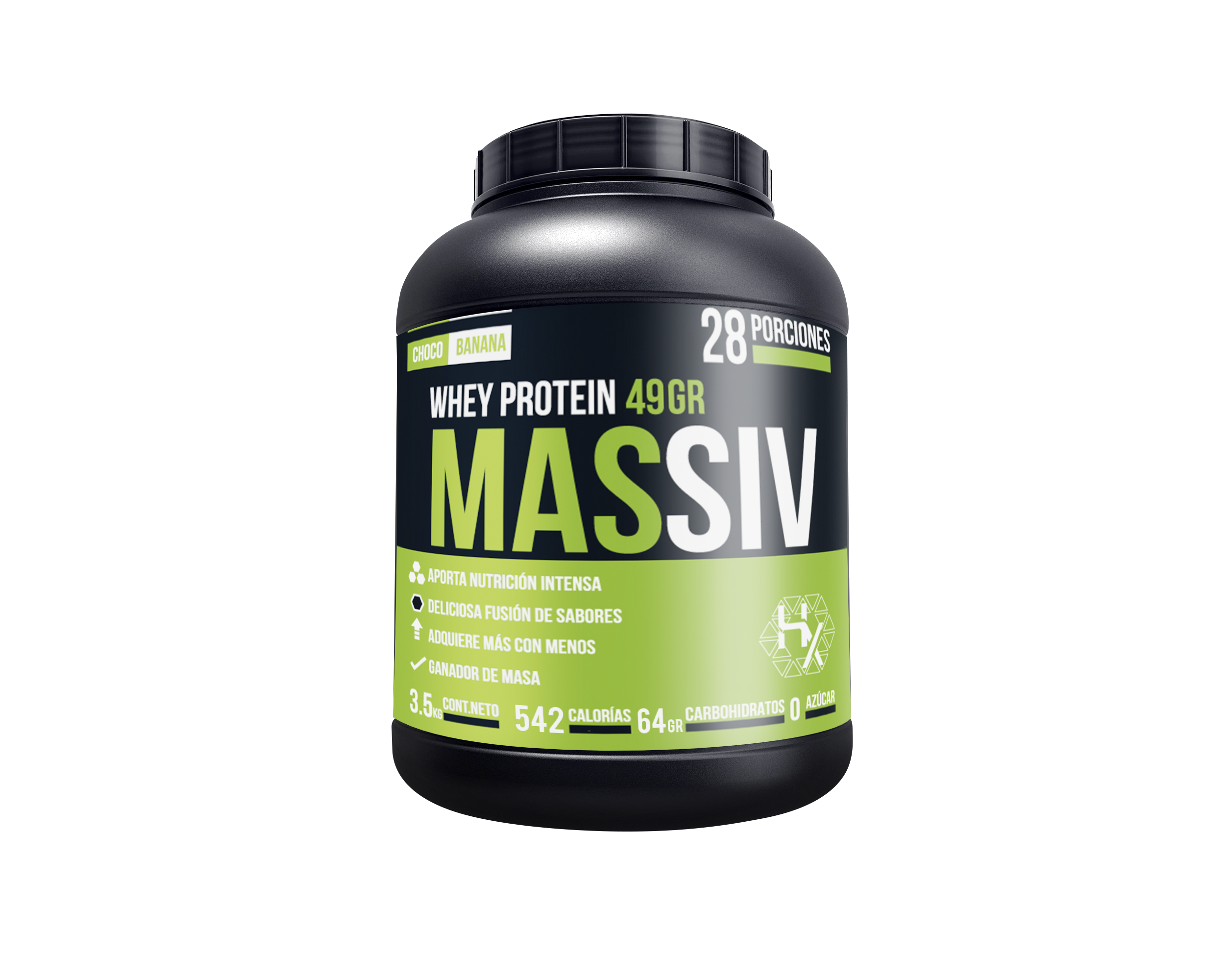 MASSIV 3.5KG - Proteina + Carbohidratos