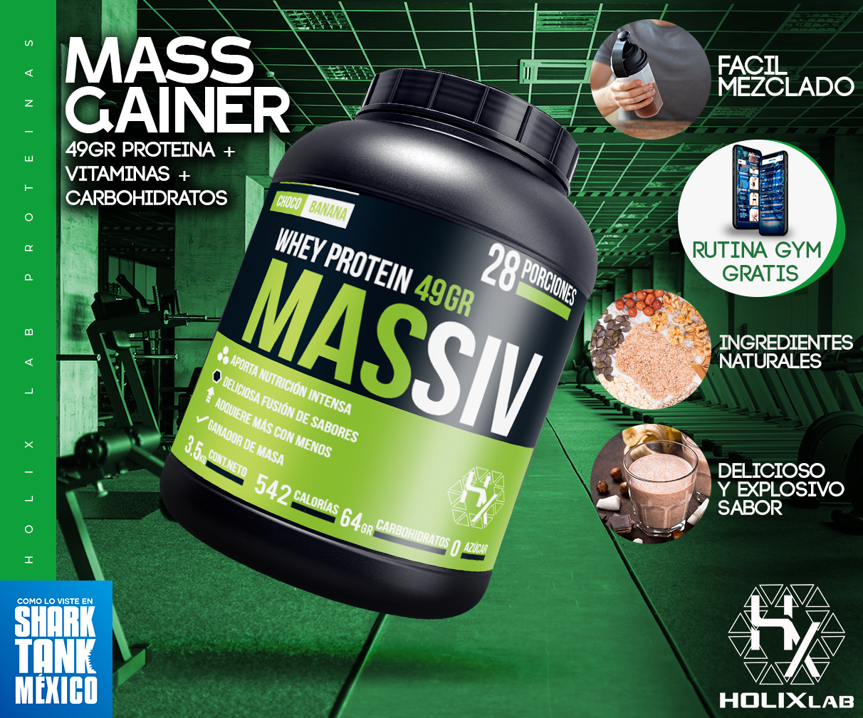 MASSIV 3.5KG - Proteina + Carbohidratos