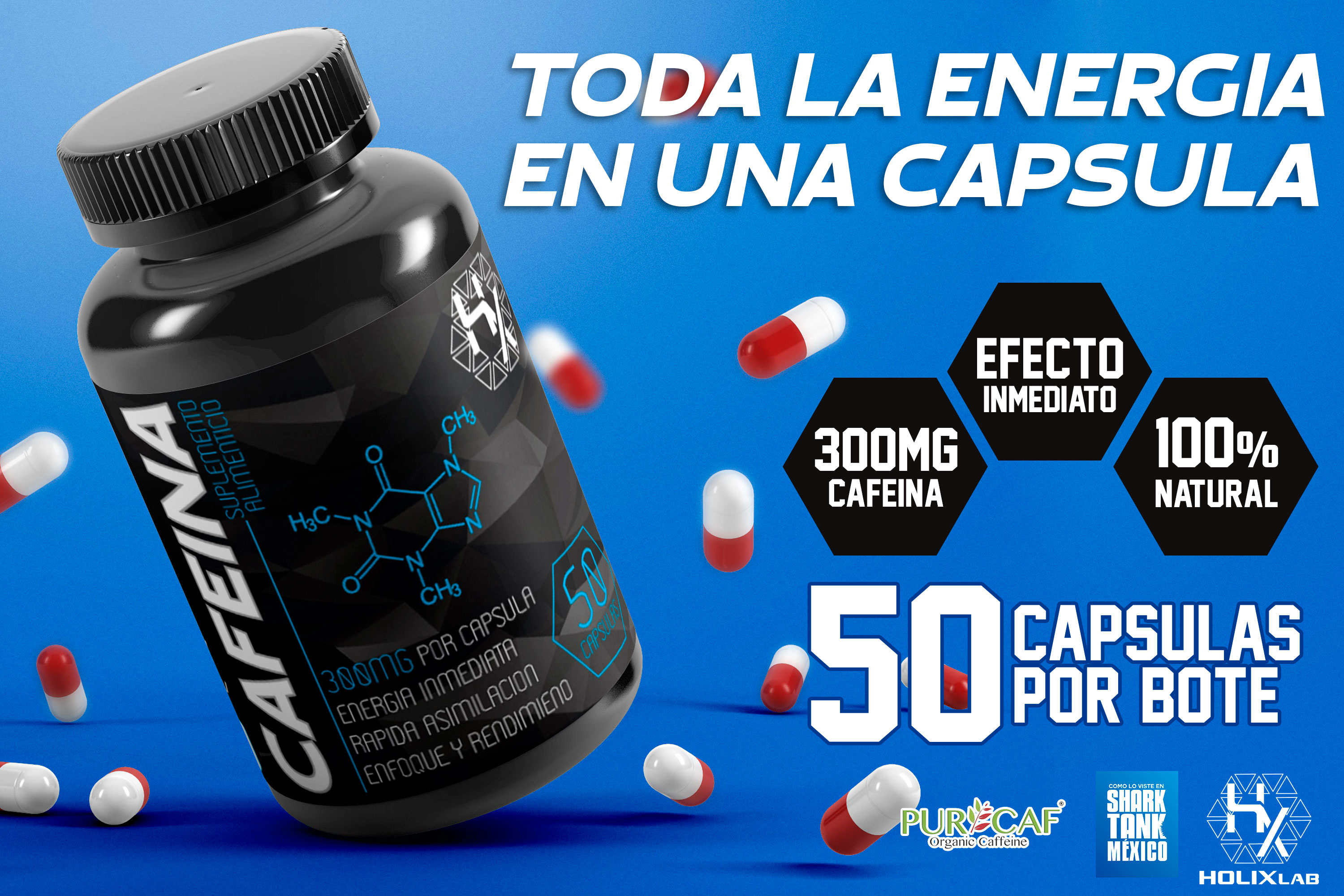 CAFEINA  50caps 