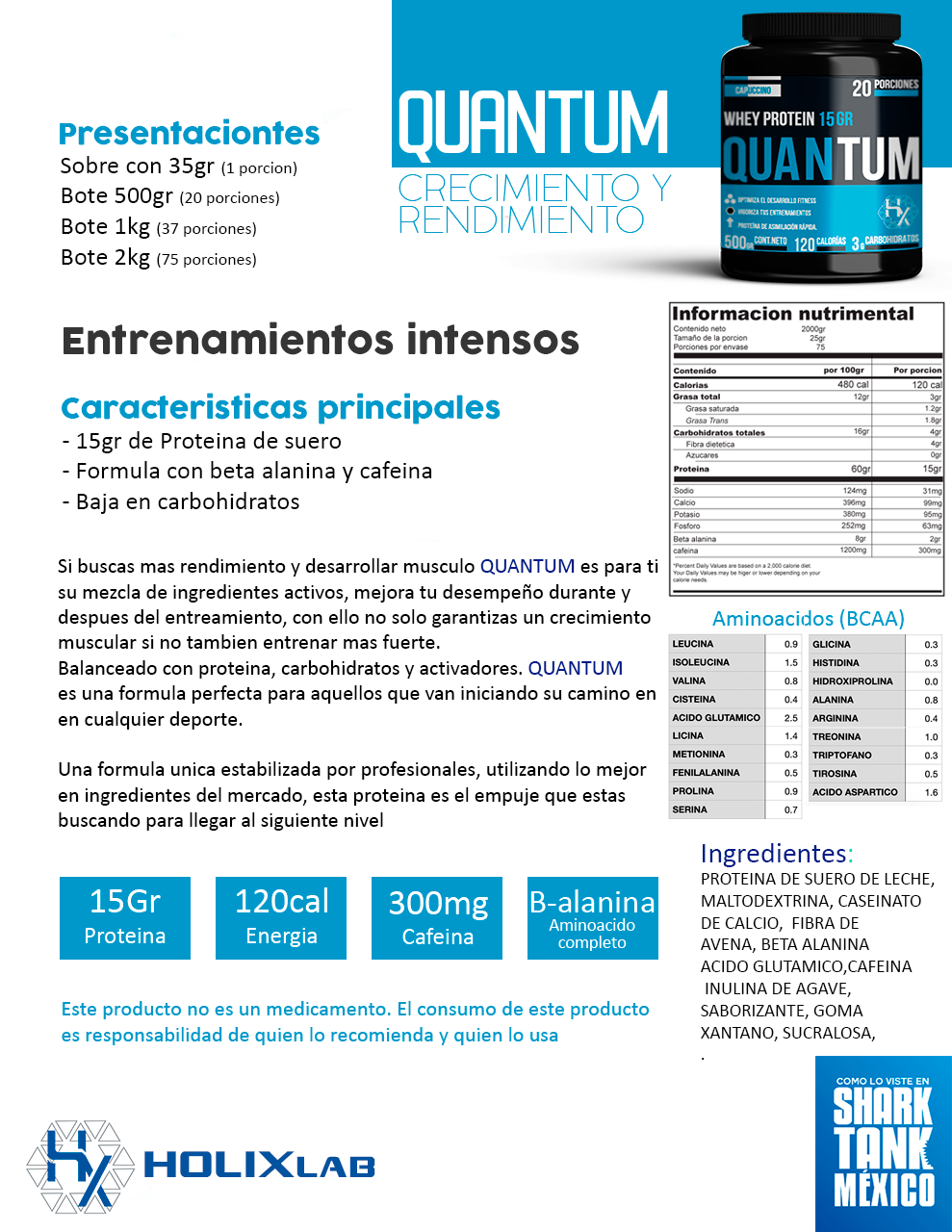 Quantum 500gr - capuchino