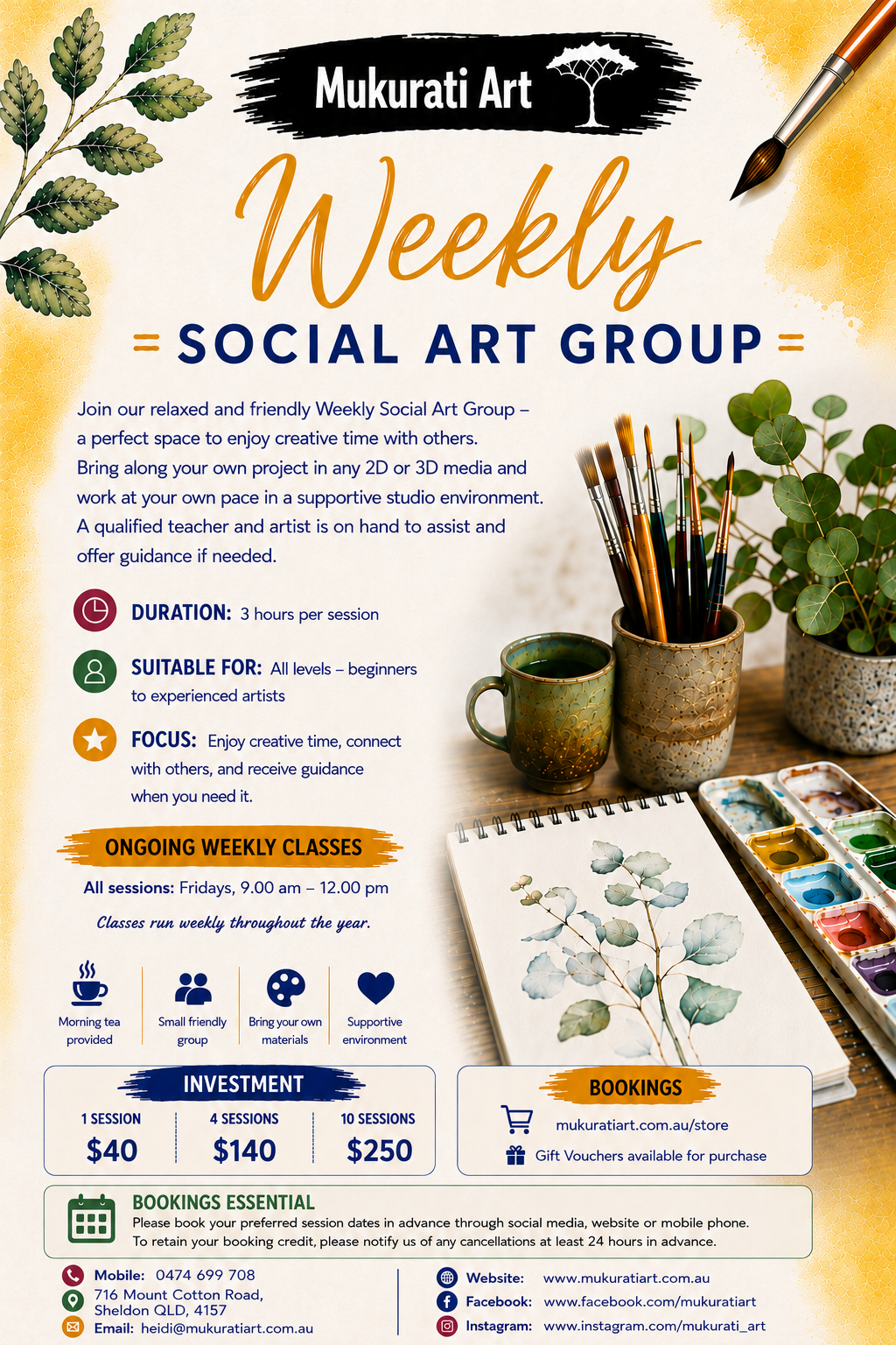 Weekly Social Art Group