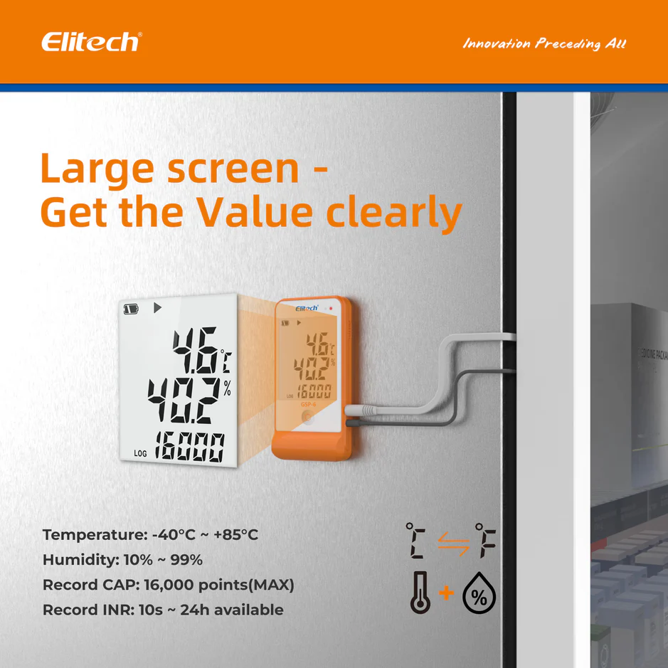 GSP-6 Temperature and Humidity Data Logger
