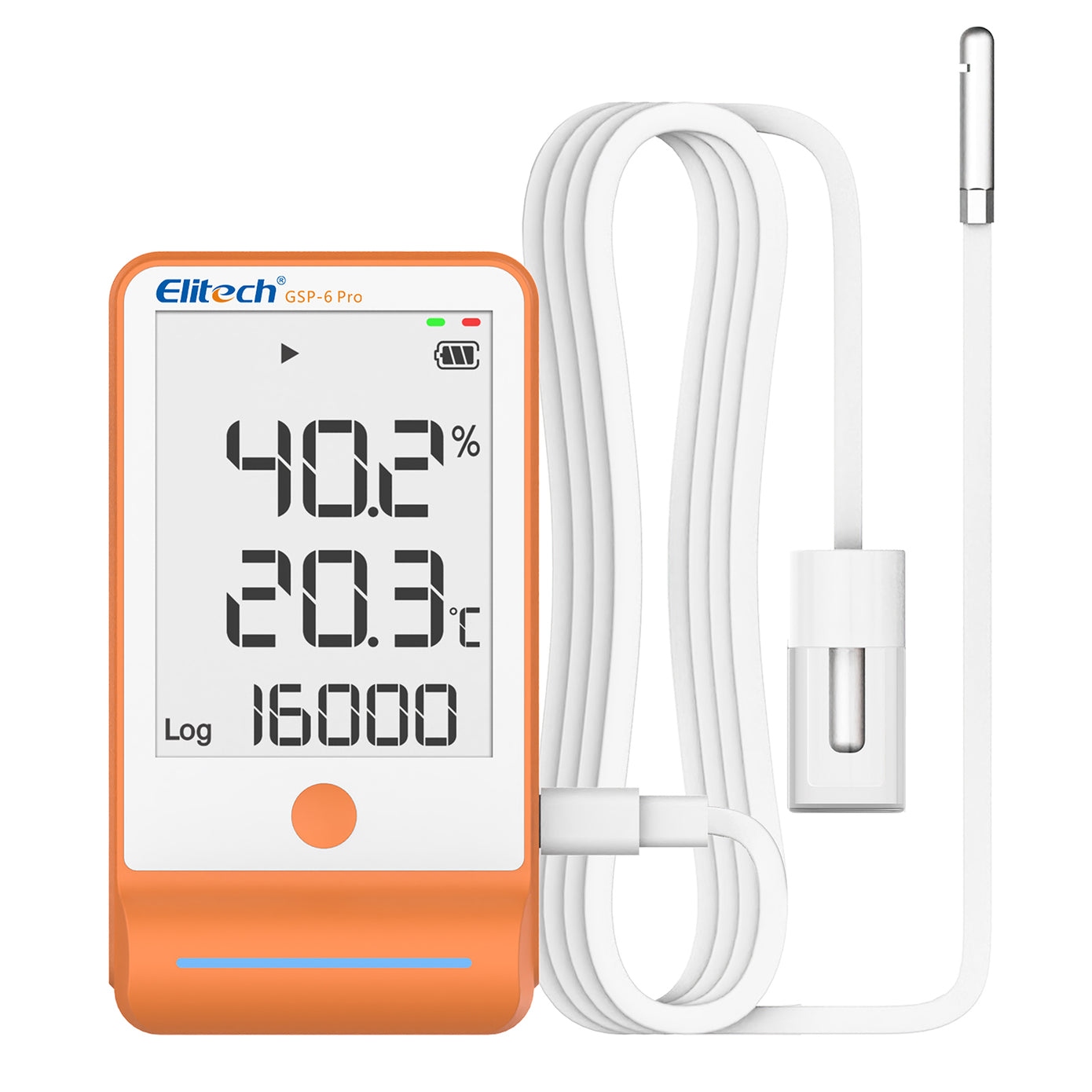 GSP-6 Pro GLE/THE Temperature and Humidity Data Logger with Glycol Bottle 