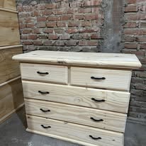 Comoda de pino  1,00x 0,80 x 0,40