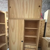 Placard puertas corredizas 1,00 x 2,25 x 0,52