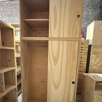 Placard puertas corredizas 1,00 x 2,25 x 0,52