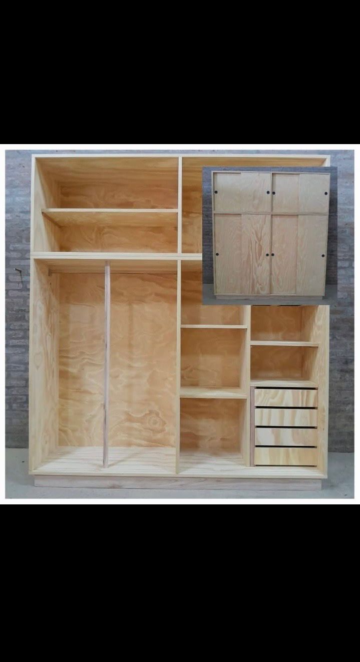 Placard puertas corredizas 2,00 x 2,25 x 0,52