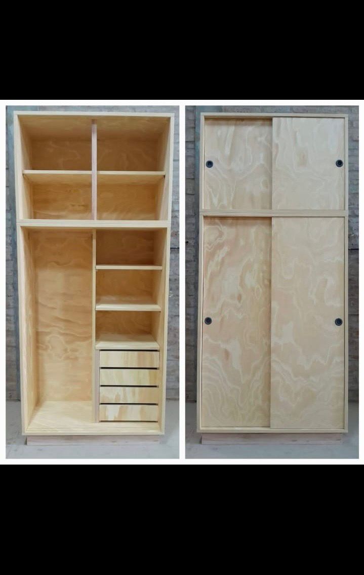 Placard puertas corredizas 1,00 x 2,25 x 0,52