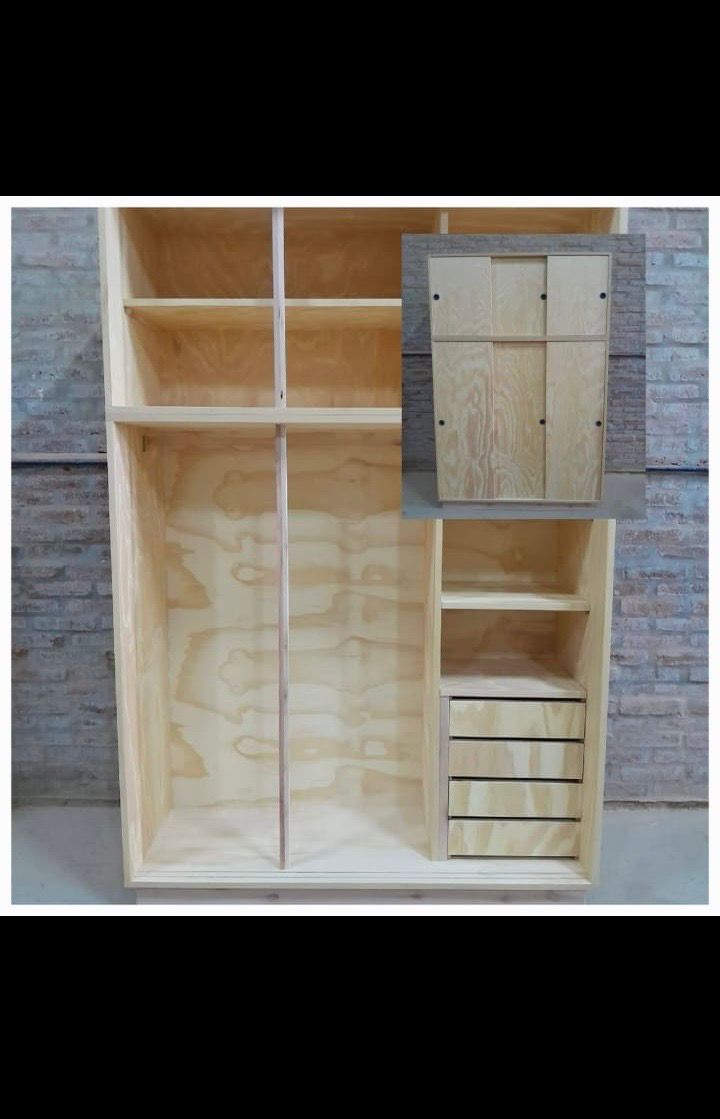 Placard puerta corredizas 1,50 x 2,25 x 0,52