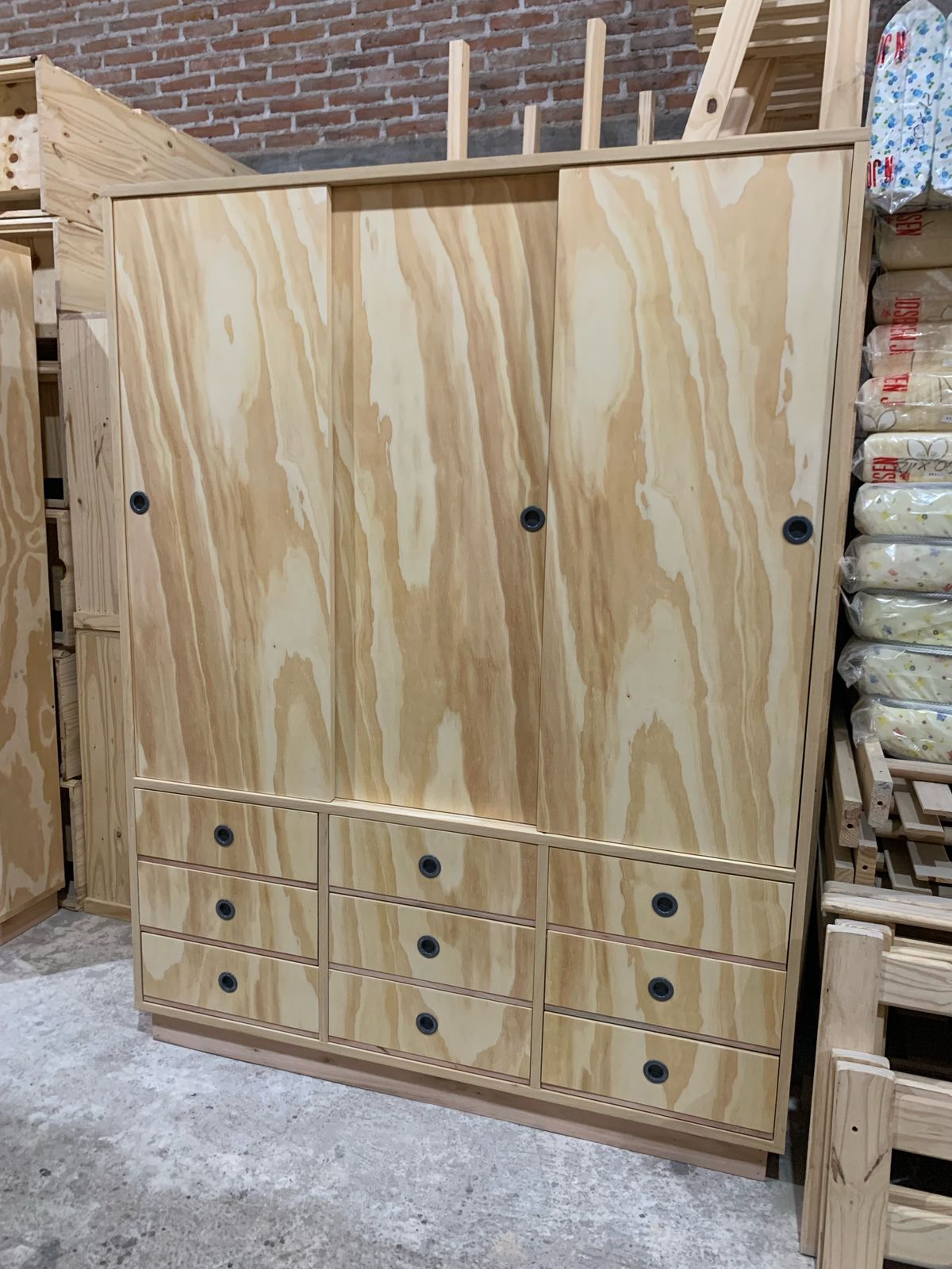 Placard 9 cajones 1,50 x 1,95 x 0,52