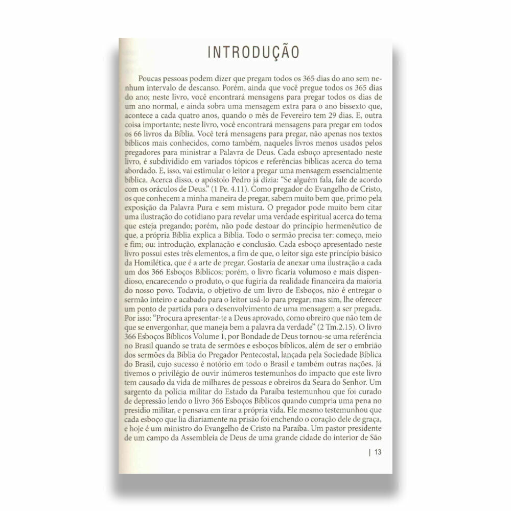 366 Esboços Bíblicos - Capa Dura