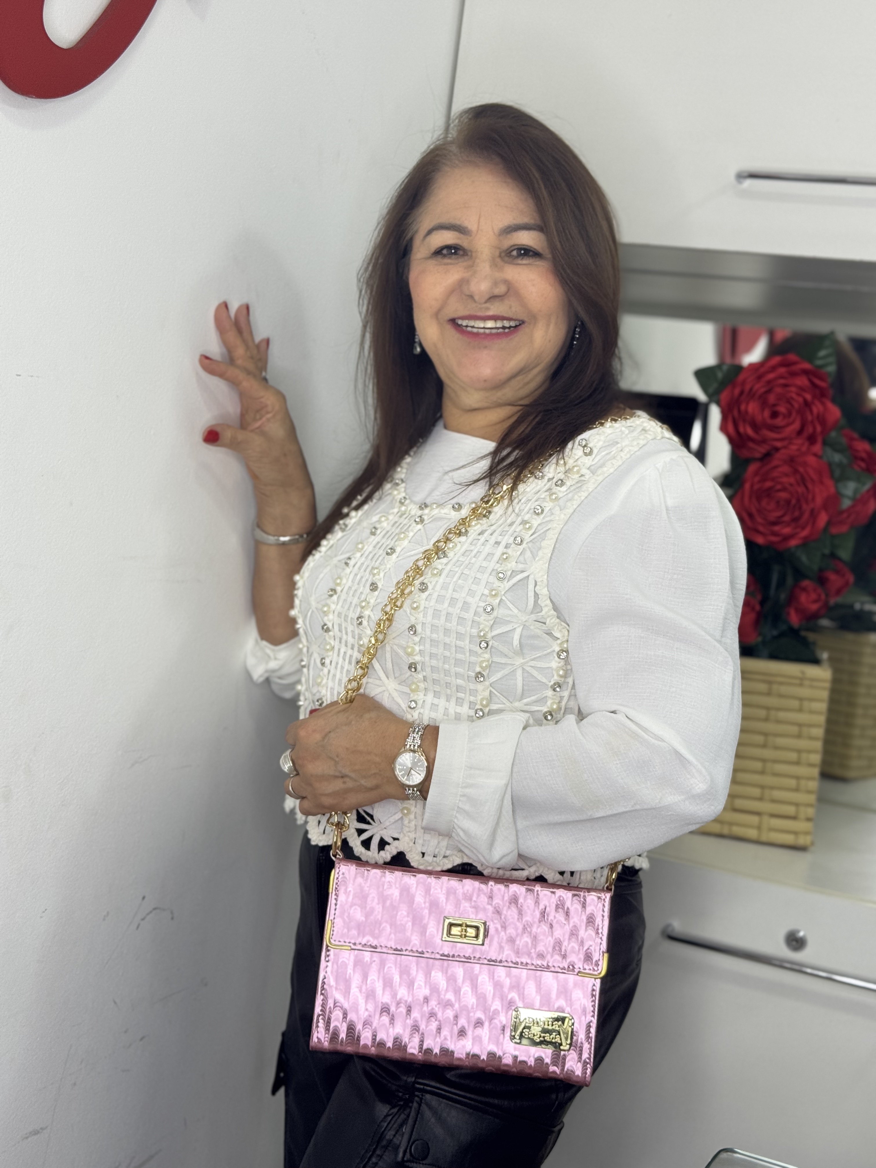 Bíblia Bolsa Corrente Texturizada