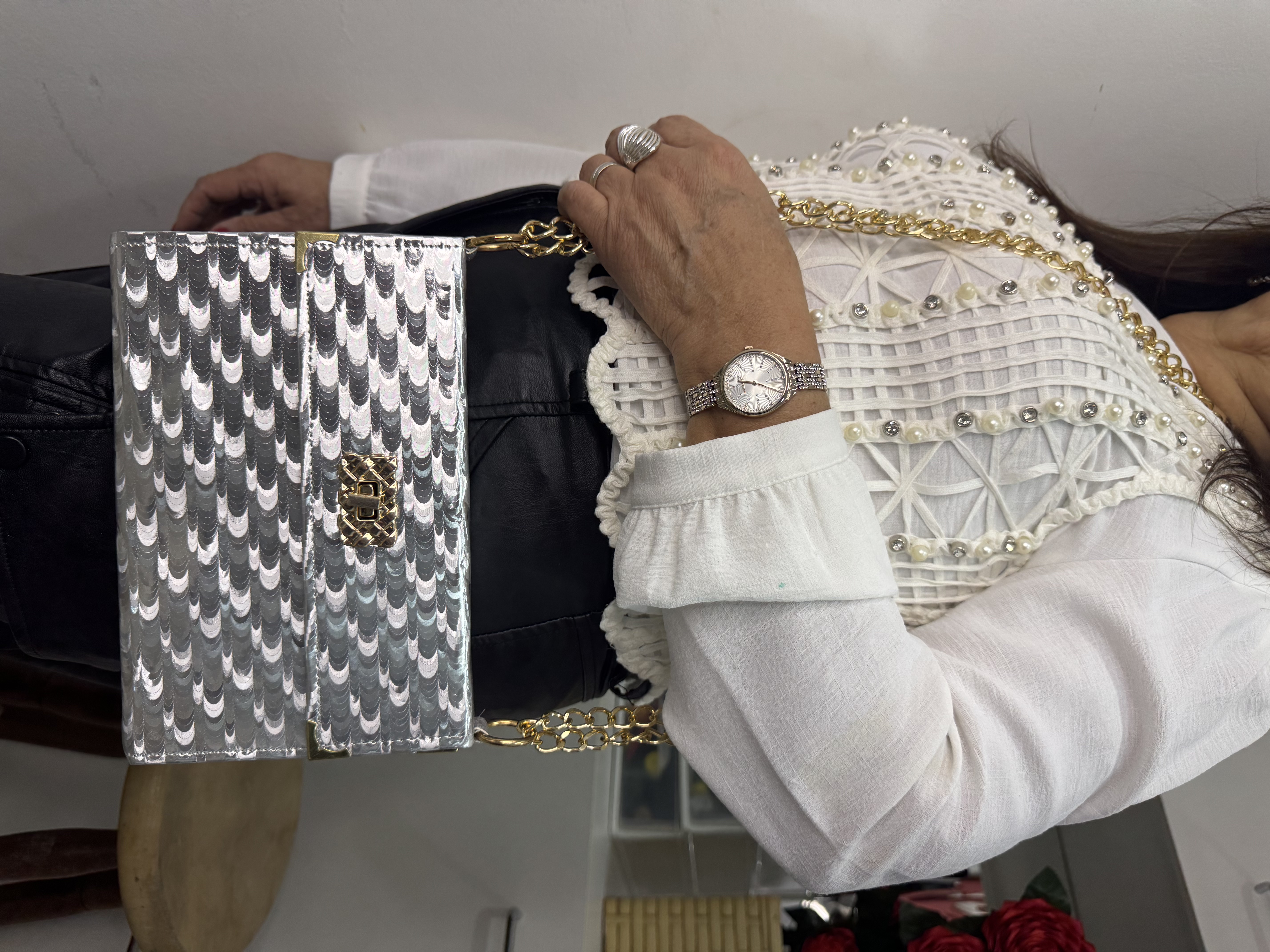 Bíblia Bolsa Corrente Texturizada