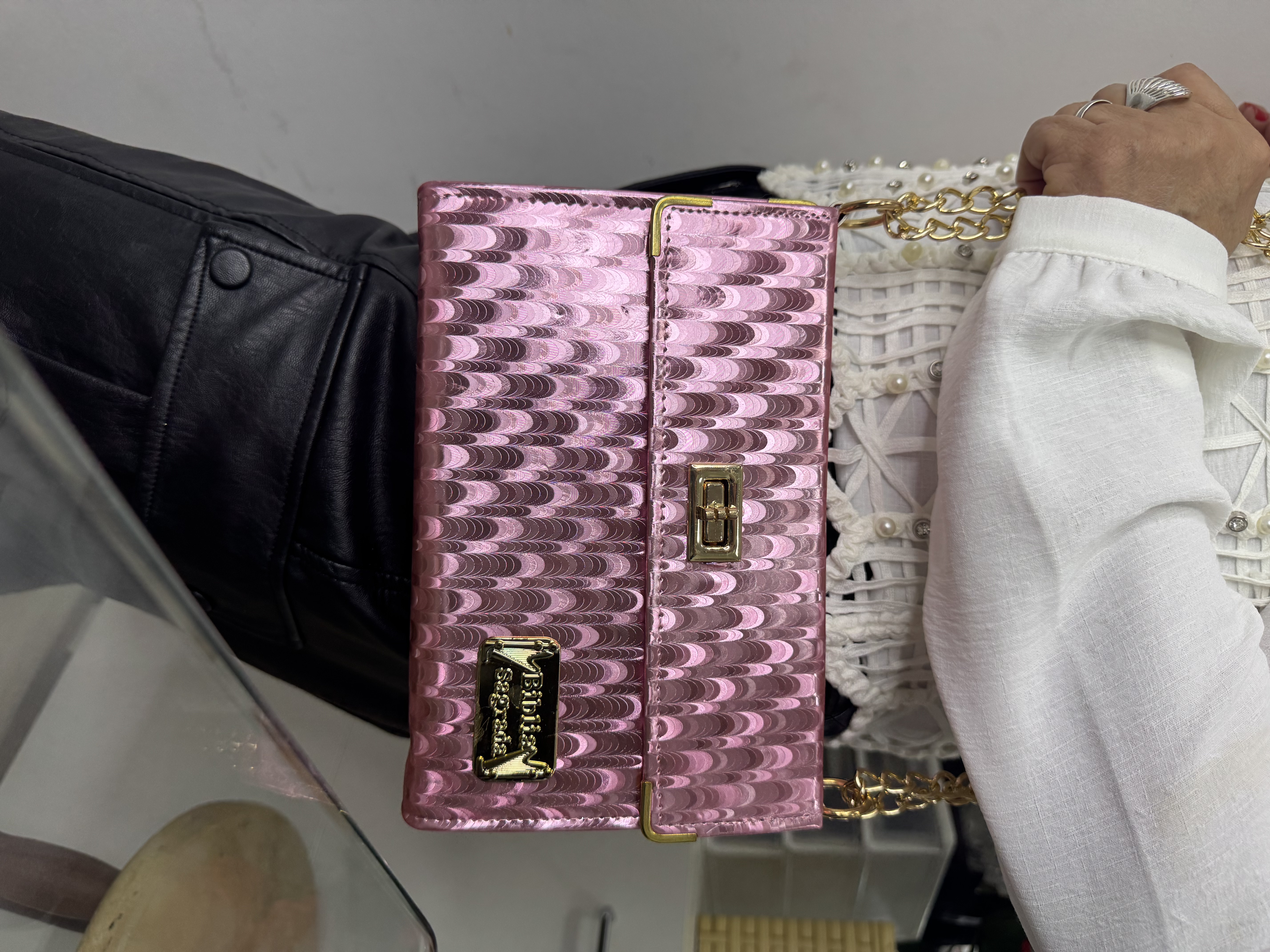 Bíblia Bolsa Corrente Texturizada