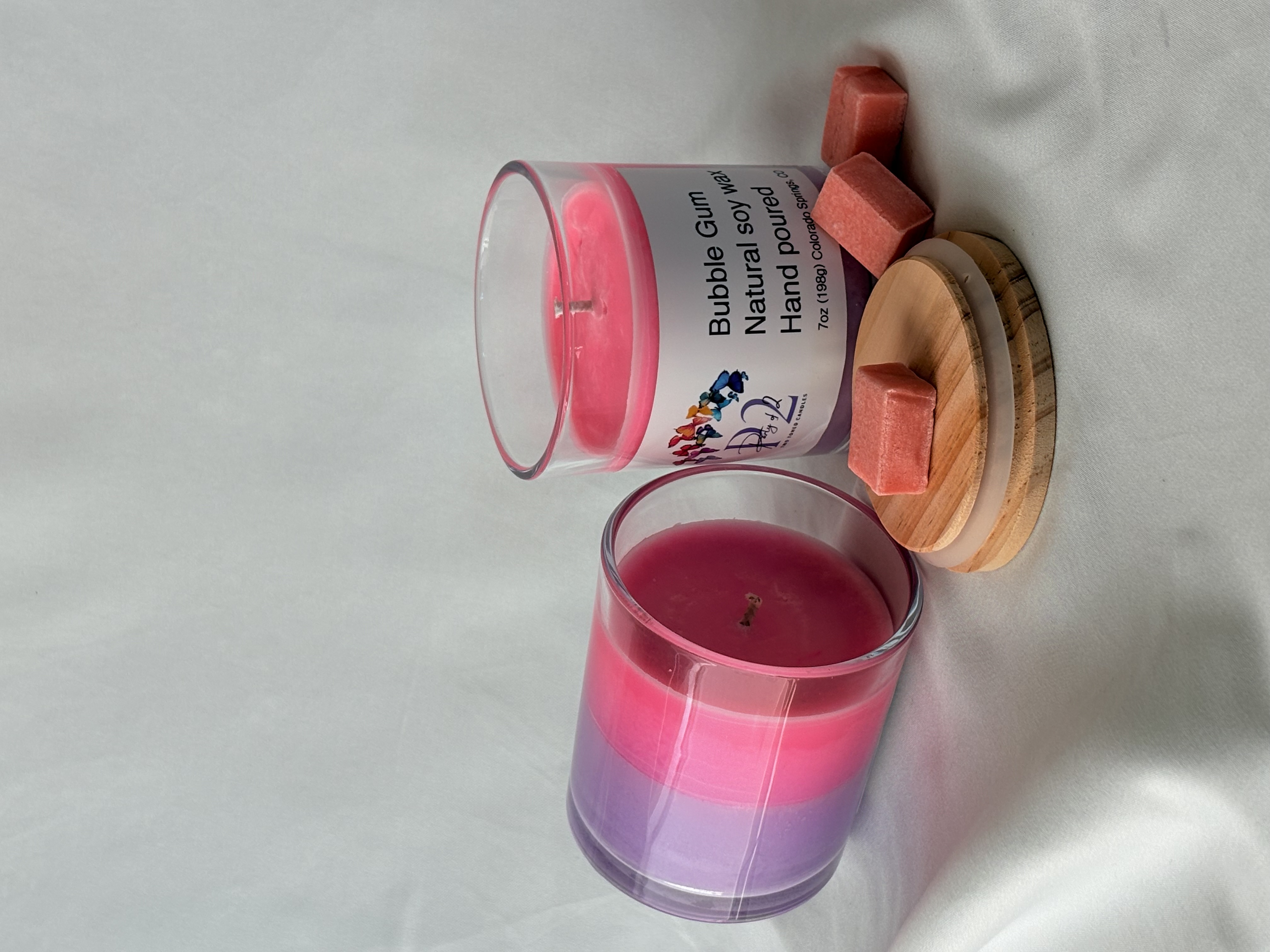 Bubble Gum Natural Soy Wax Hand Poured 7oz