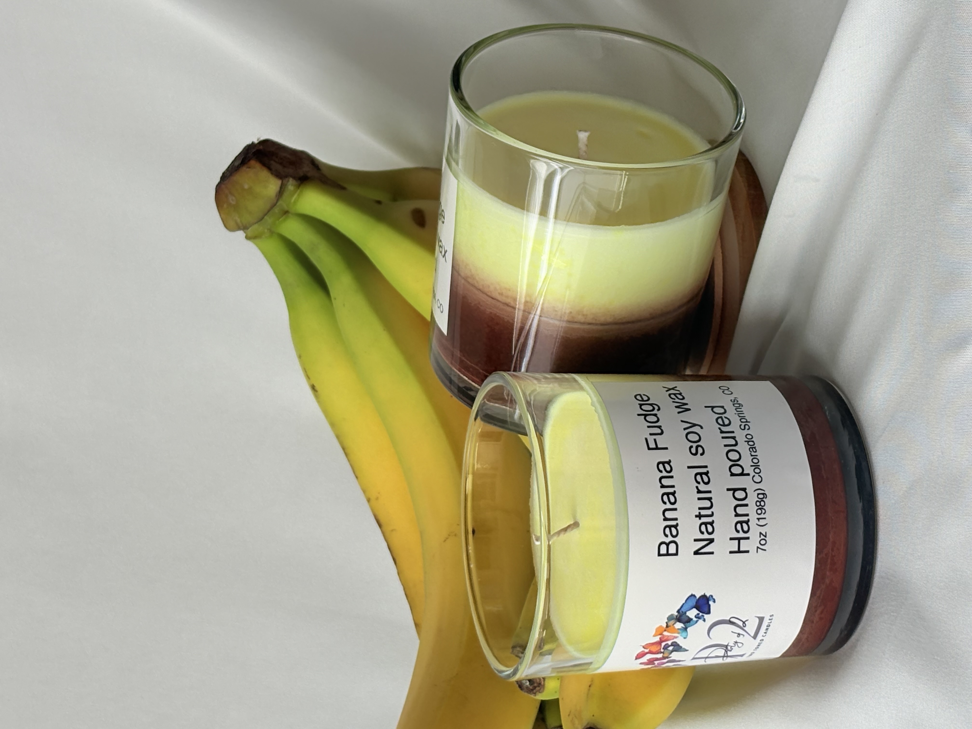 Banana Fudge Natural Soy Wax Hand Poured 7oz