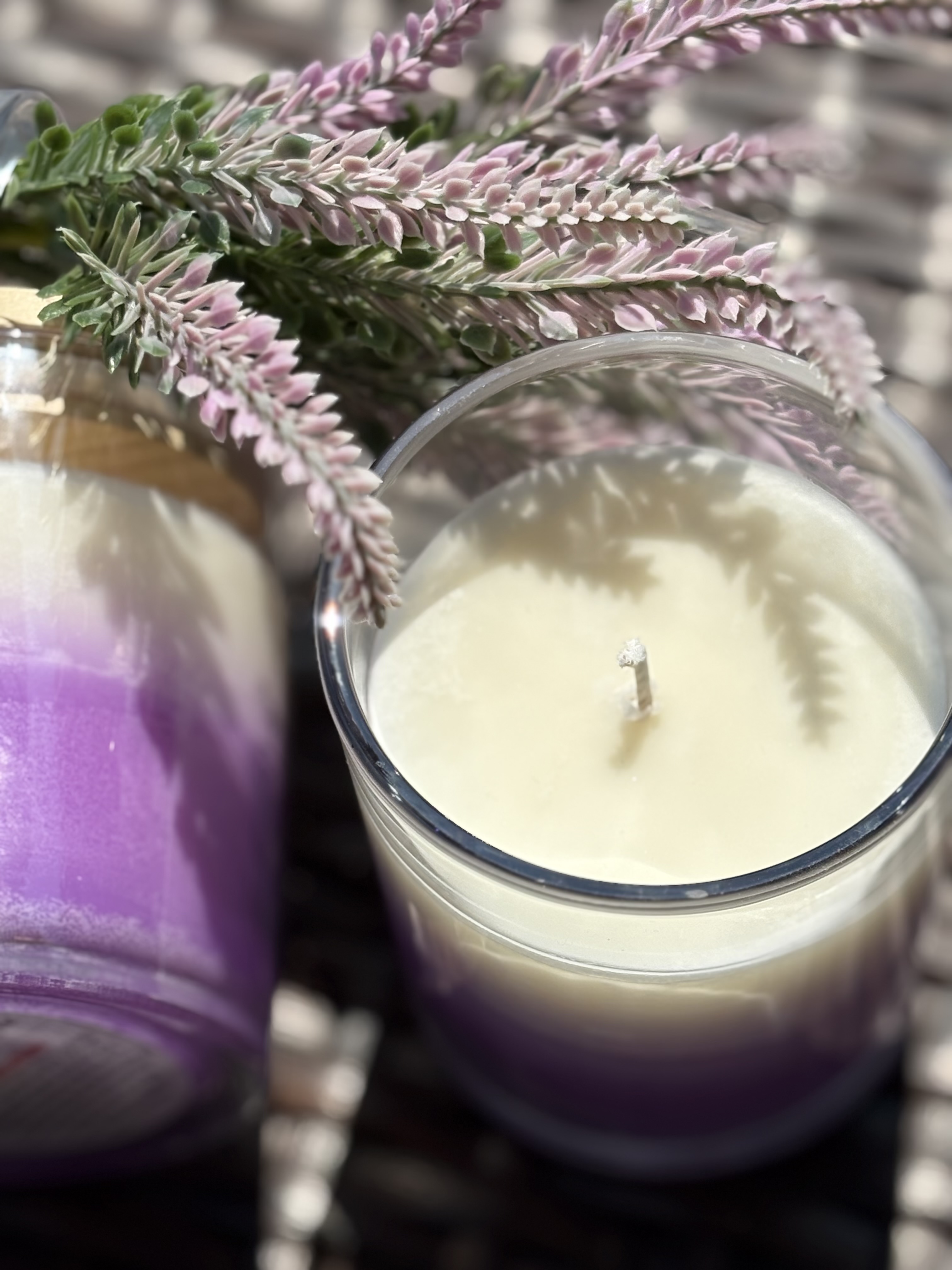 Lavender Vanilla  Natural Soy Wax Hand Poured 7oz