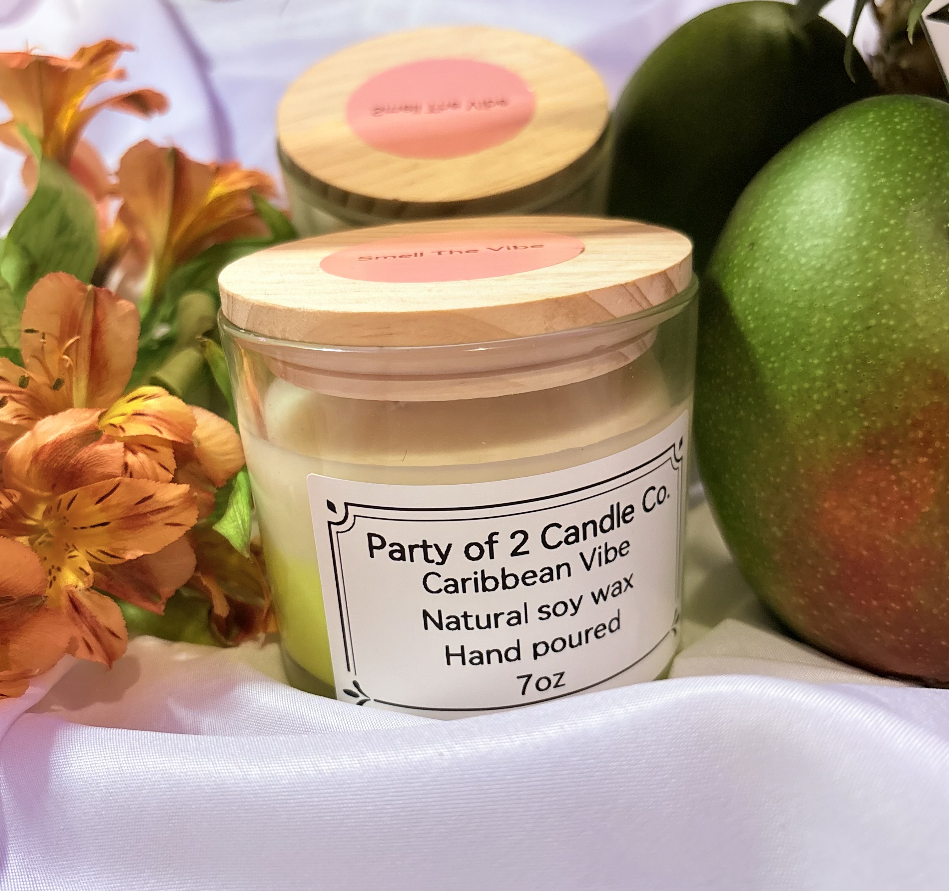 Caribbean Vibe Natural Soy Wax Hand Poured 7oz