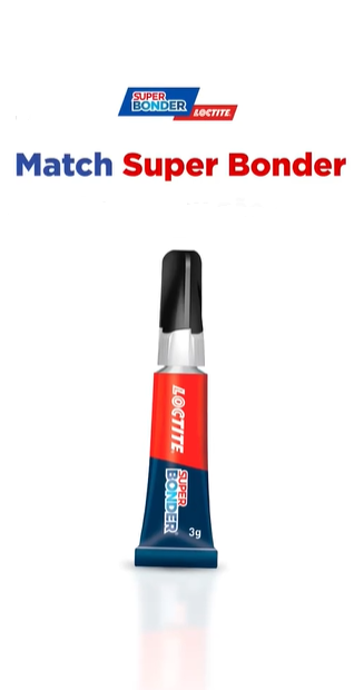 Cola Adesivo Instantâneo Super Bonder Original 3 g Azul - Henkel