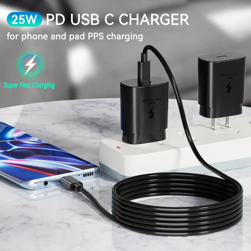 Samsung 25W Fast Charging PD Adapter With Cable